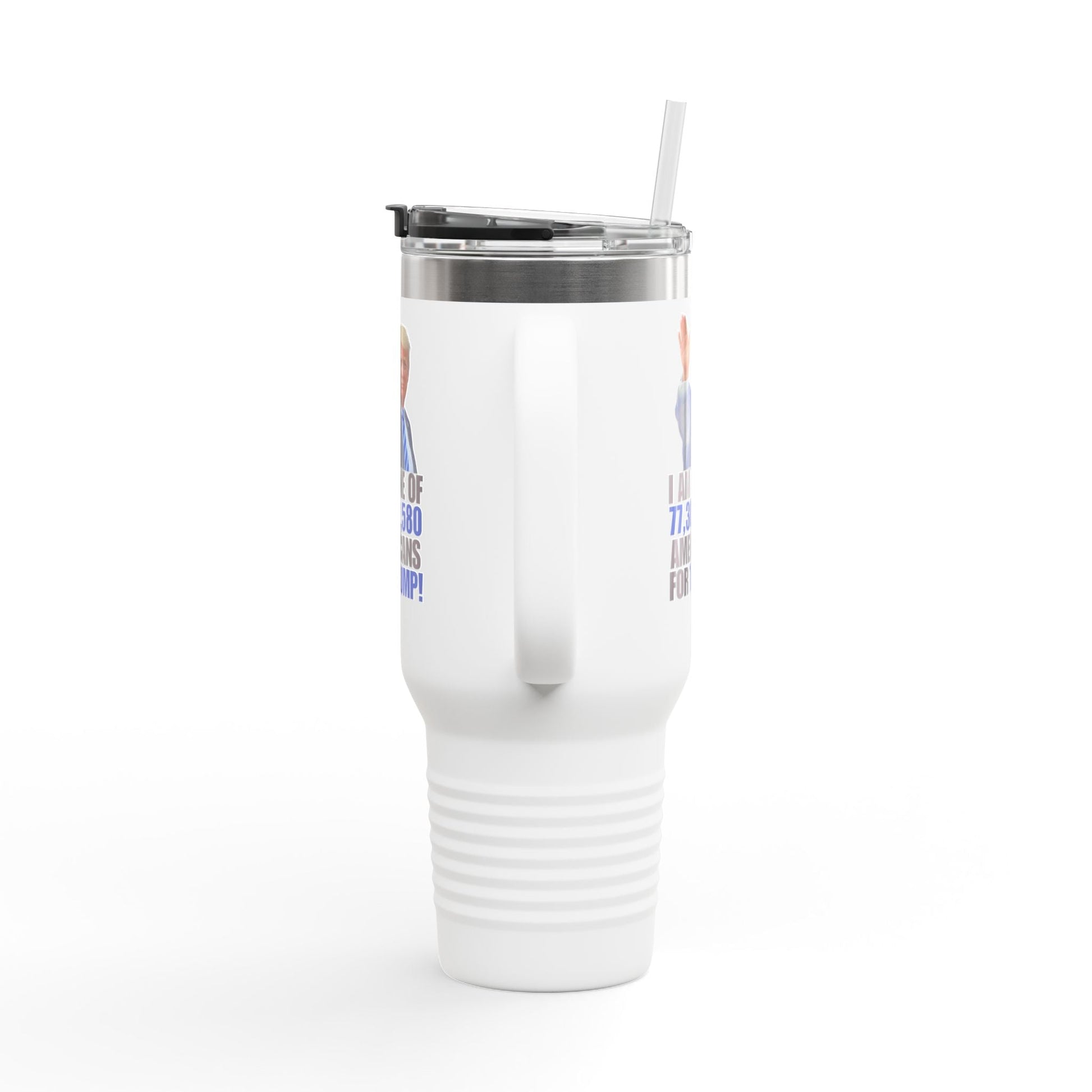 Trump Supporter Insulated Travel Mug | 40oz Coffee Cup for Patriots | Motivational Drinkware Printify