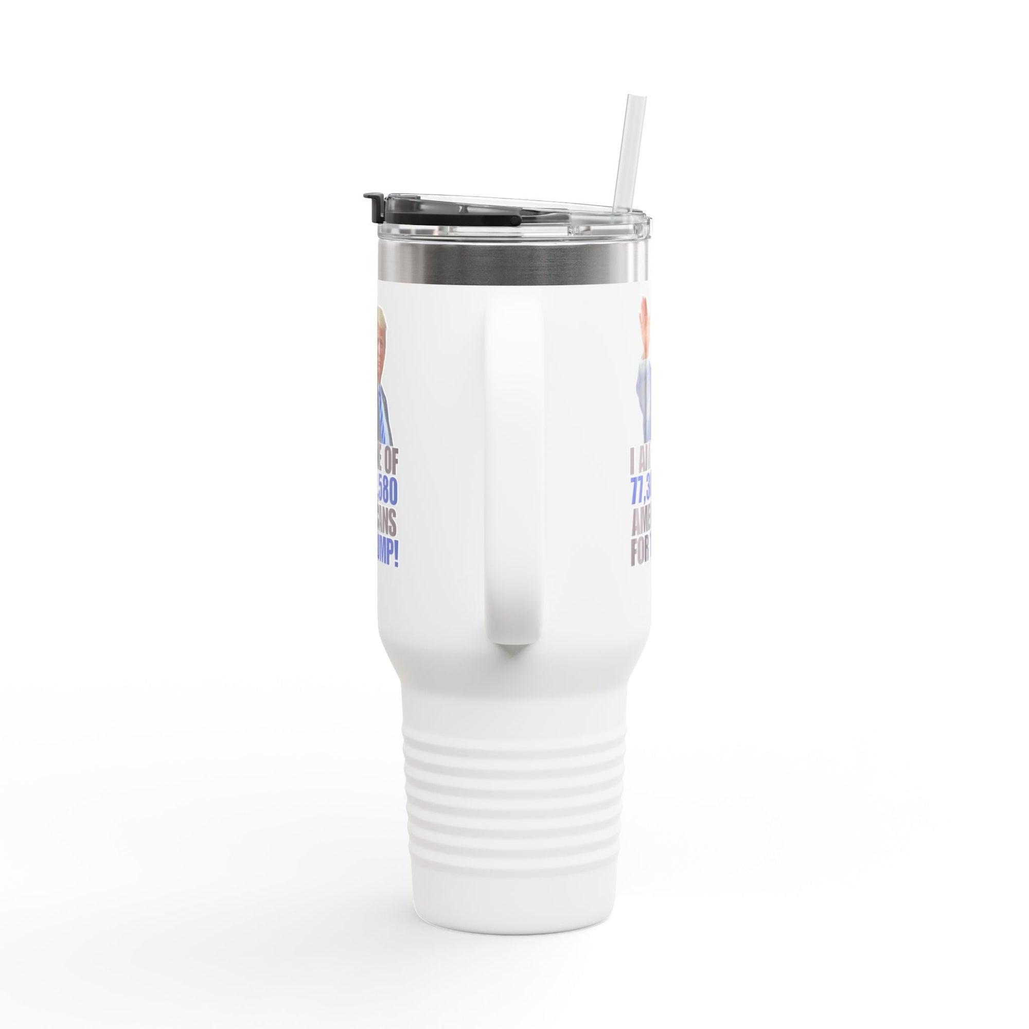 Trump Supporter Insulated Travel Mug | 40oz Coffee Cup for Patriots | Motivational Drinkware Printify