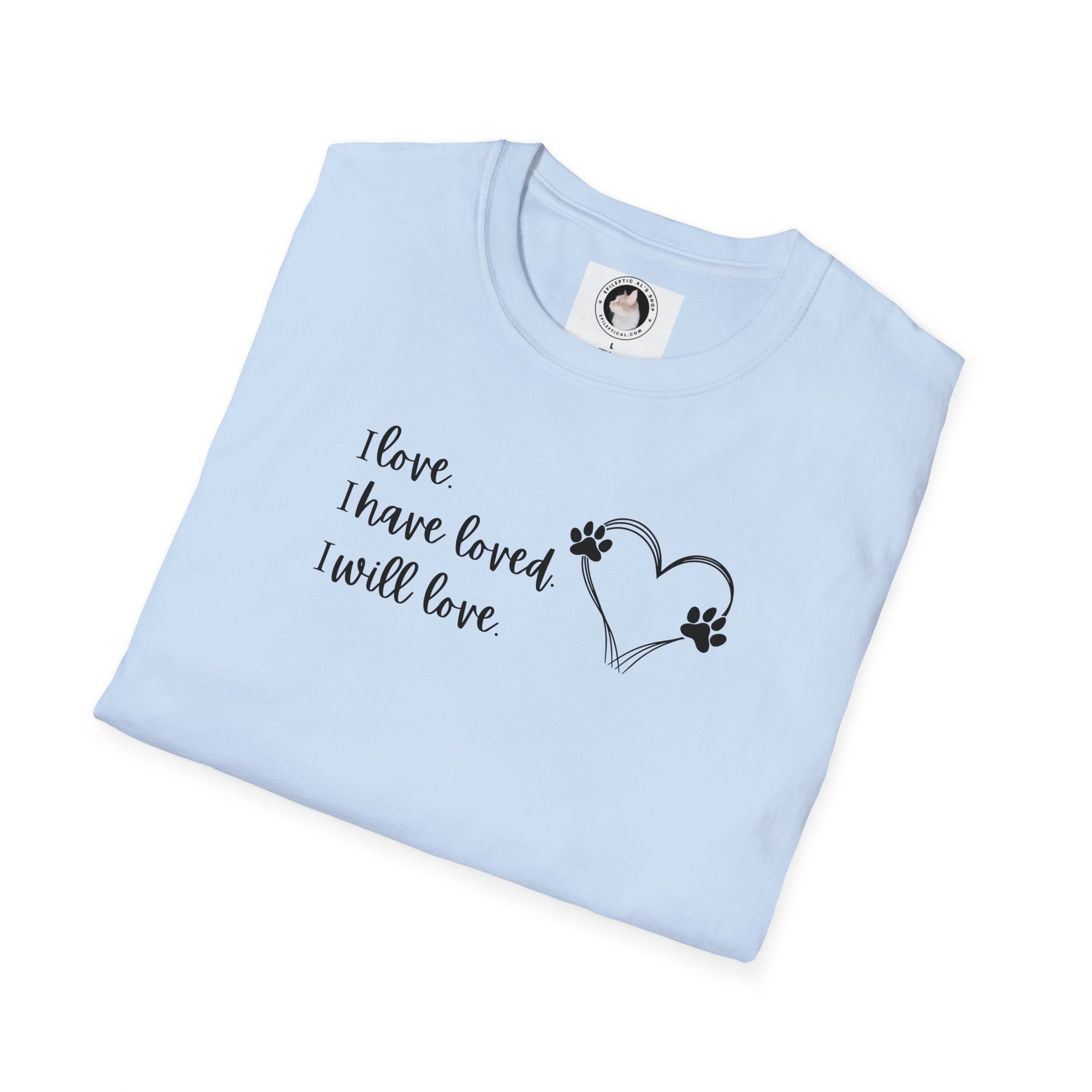 I Love Unisex Softstyle T - Shirt - T - Shirt - Epileptic Al’s Shop