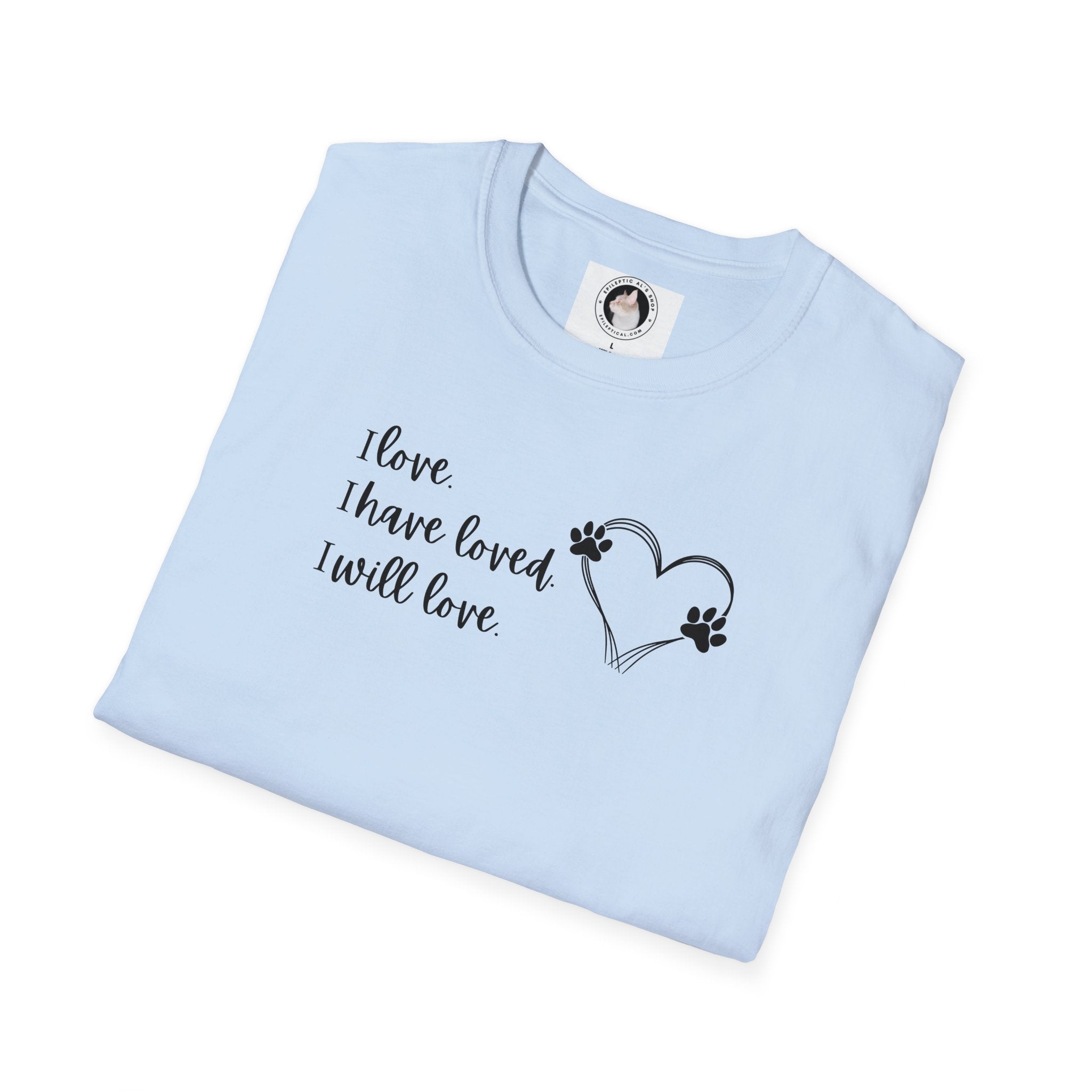 I Love Unisex Softstyle T - Shirt - T - Shirt - Epileptic Al’s Shop