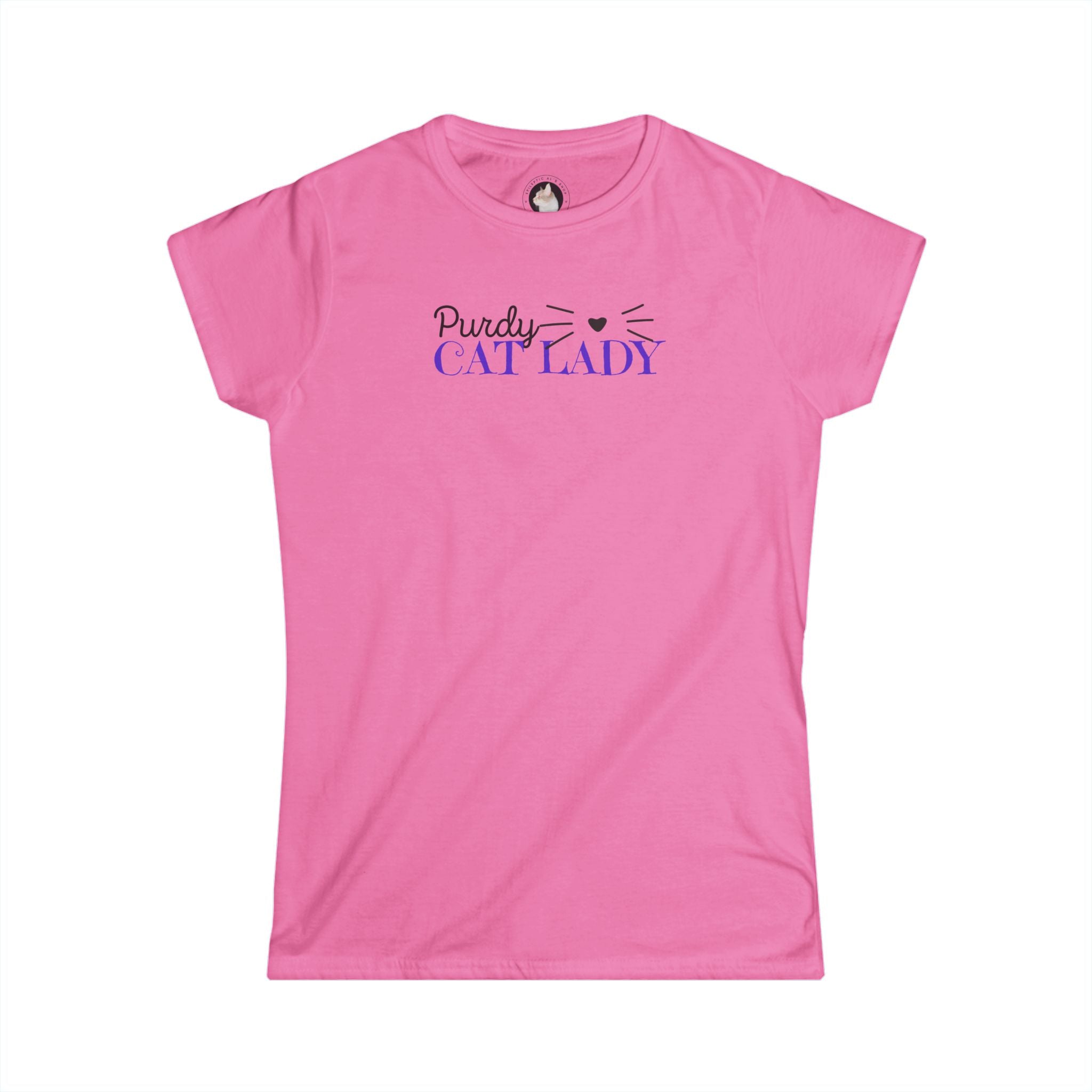 Purdy Cat Lady Women's Softstyle Tee - EpiAl's Shop