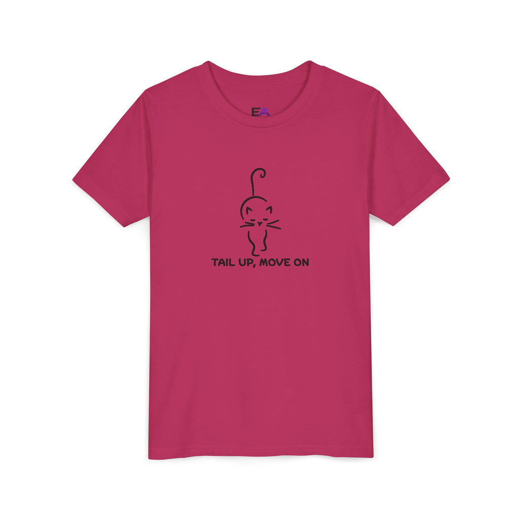 Tail Up, Move On Youth Tee – Small Human, Big Attitude
