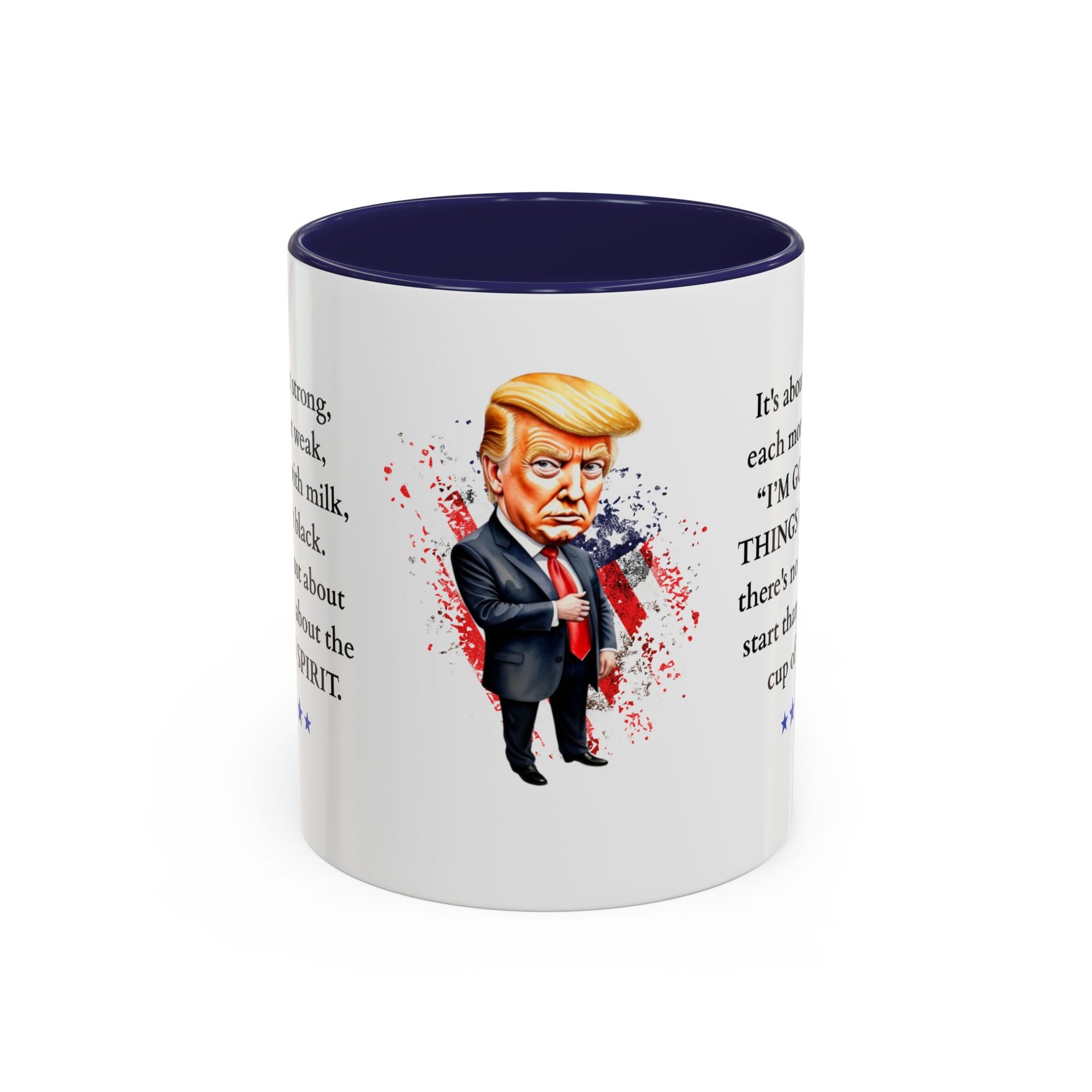 Donald Trump Motivational Coffee Mug: Mocha Inspiration