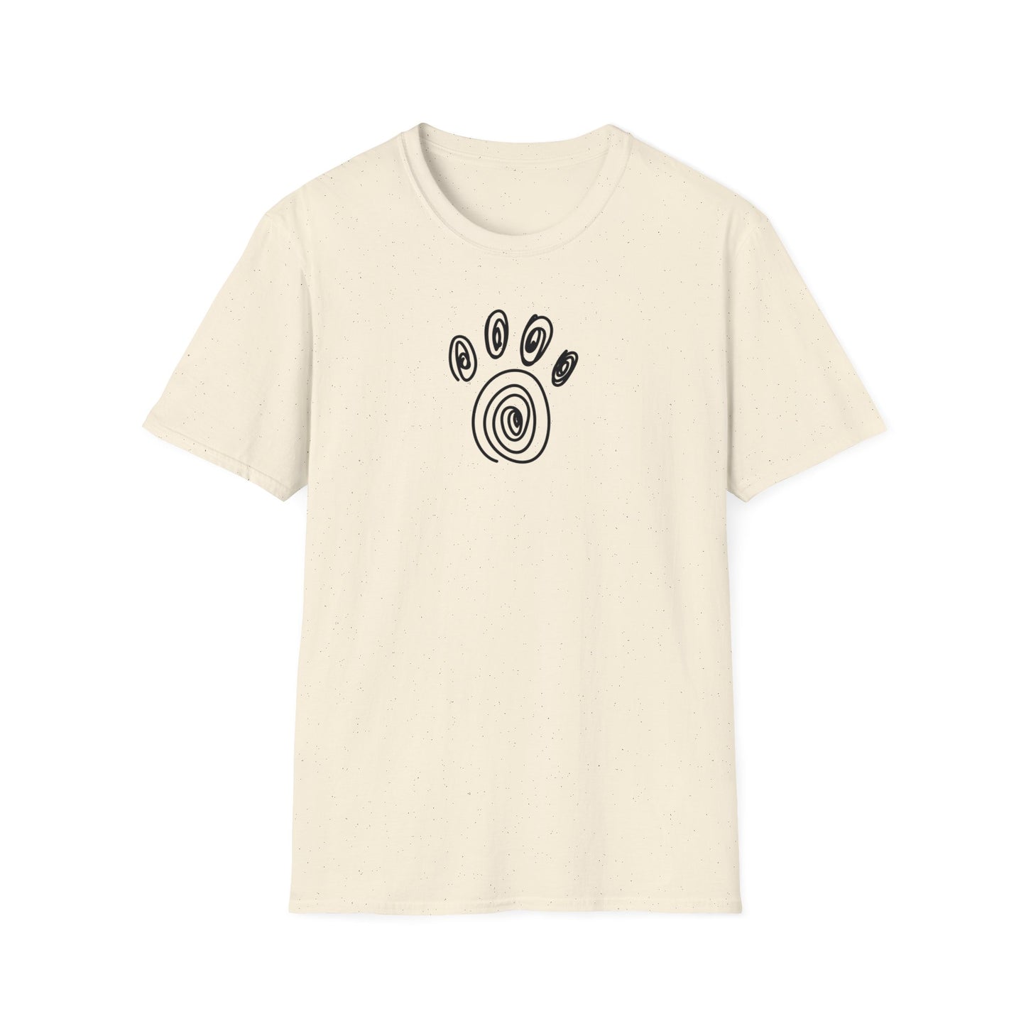 Scribble Paw Unisex Softstyle T - Shirt - T - Shirt - Epileptic Al’s Shop