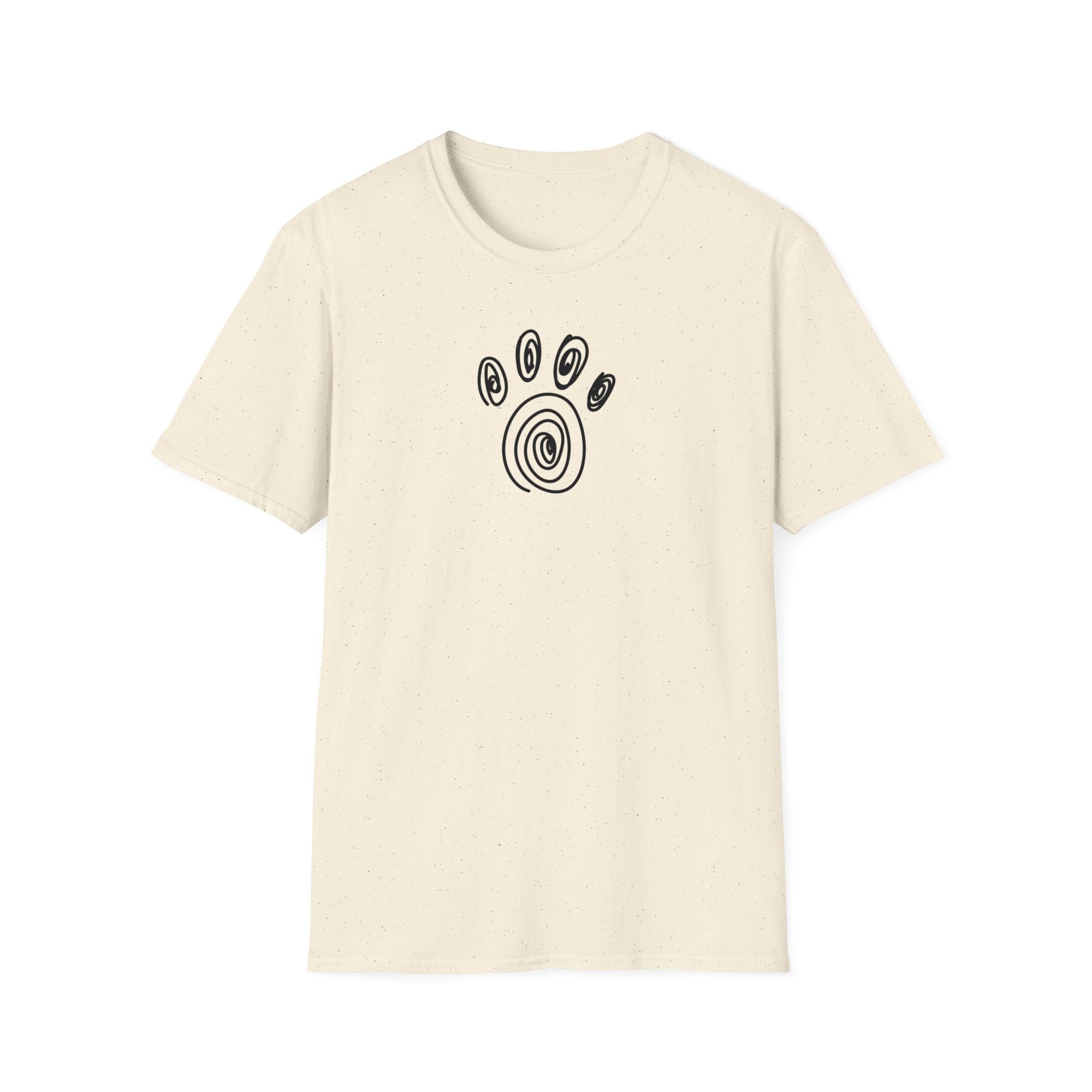 Scribble Paw Unisex Softstyle T - Shirt - T - Shirt - Epileptic Al’s Shop