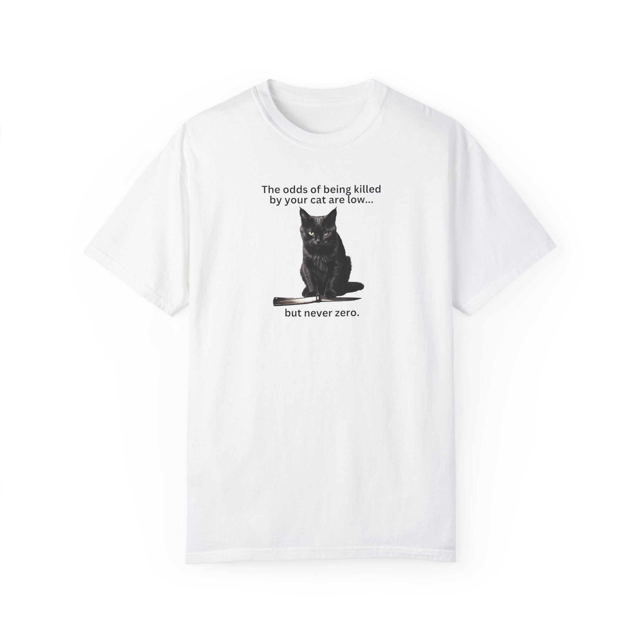 Photo depicting the ​Odds Unisex Garment-Dyed T-shirt from EpiAl's Shop.