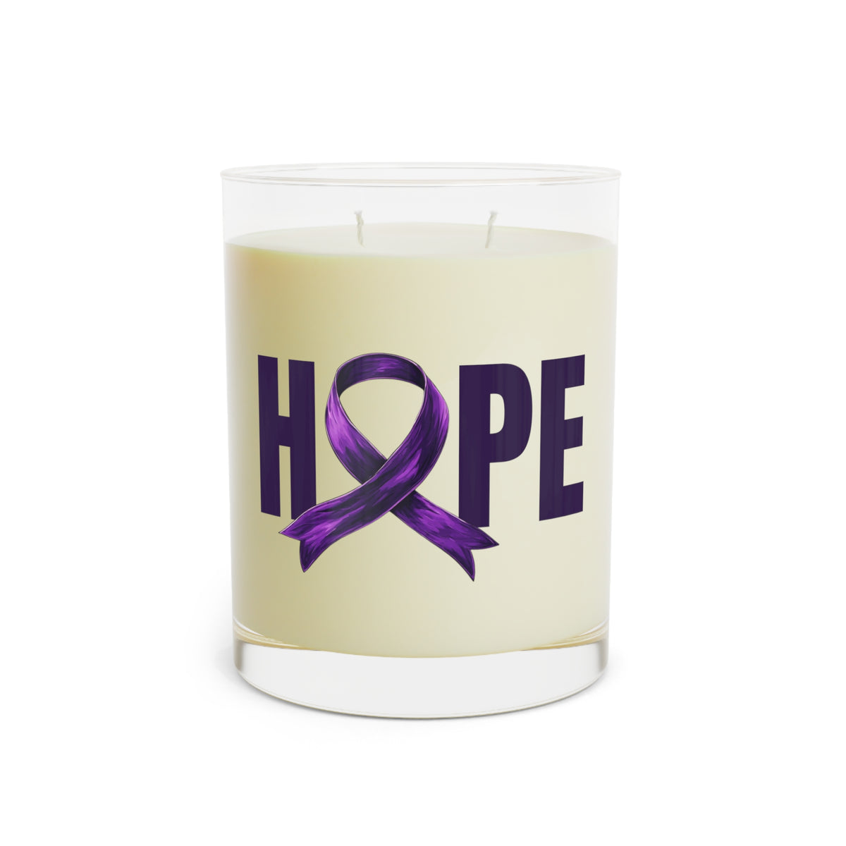 Hope Scented Candle - Full Glass, 11oz, Awareness