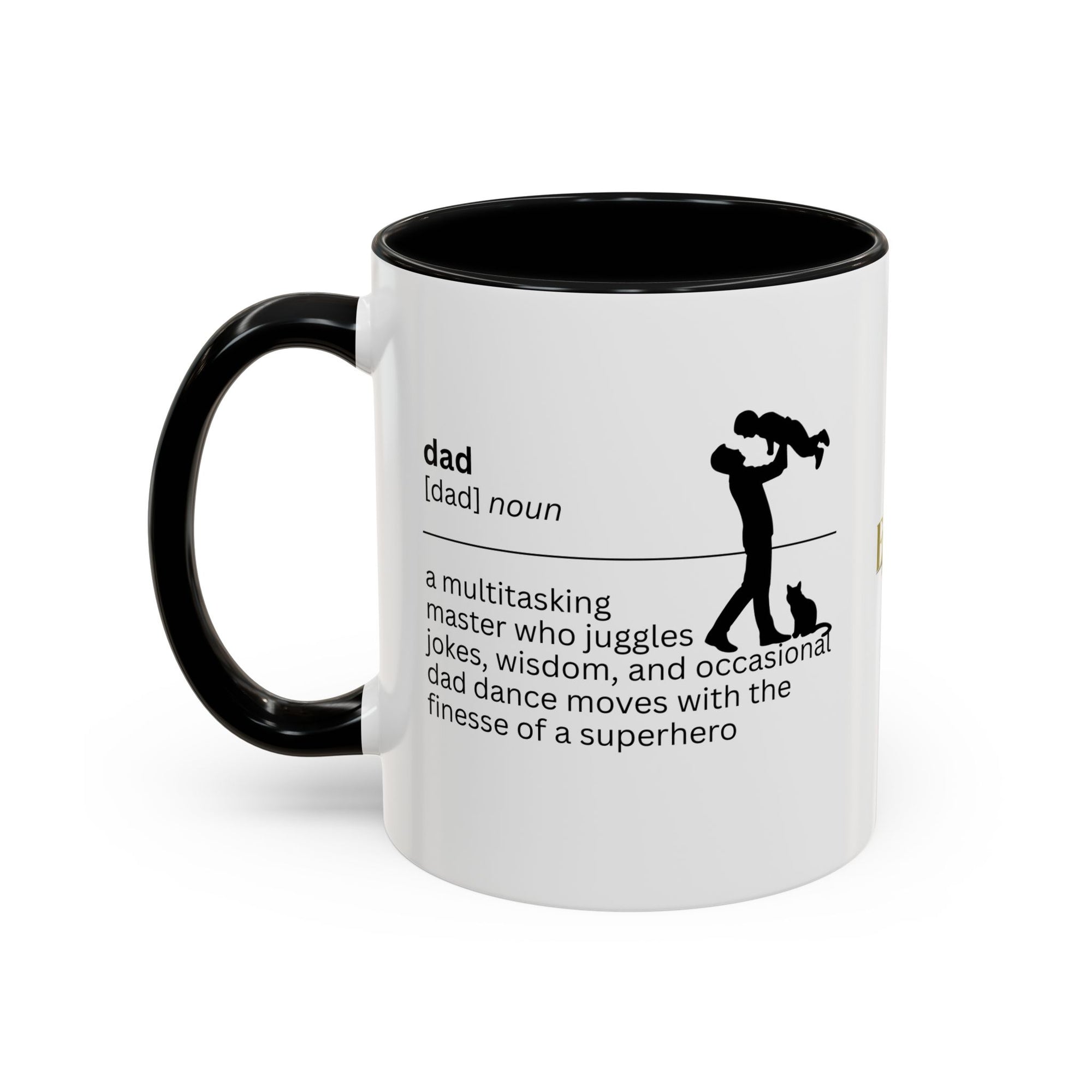 Dad Multitasking Accent Coffee Mug - Perfect Gift for Dads