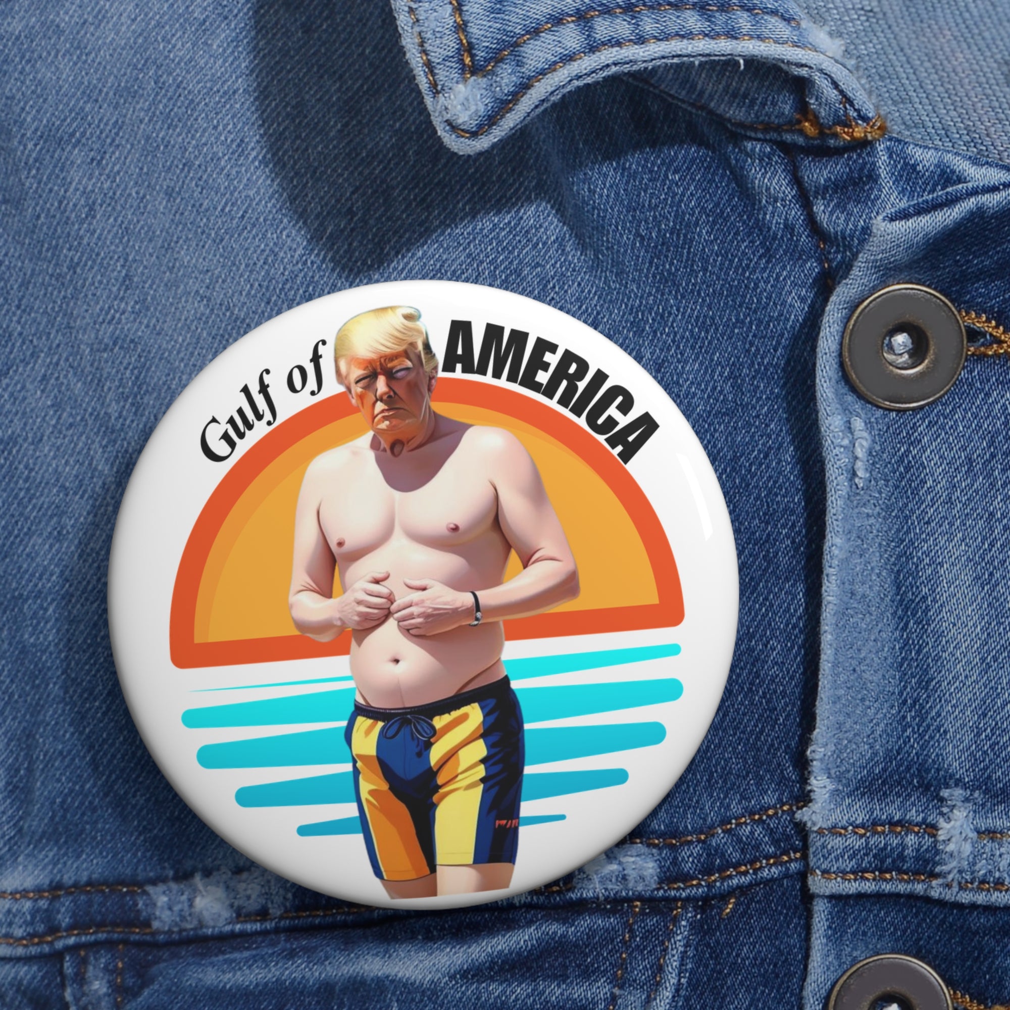 Pin Buttons | Fun Summer Vibes | American Gulf Design