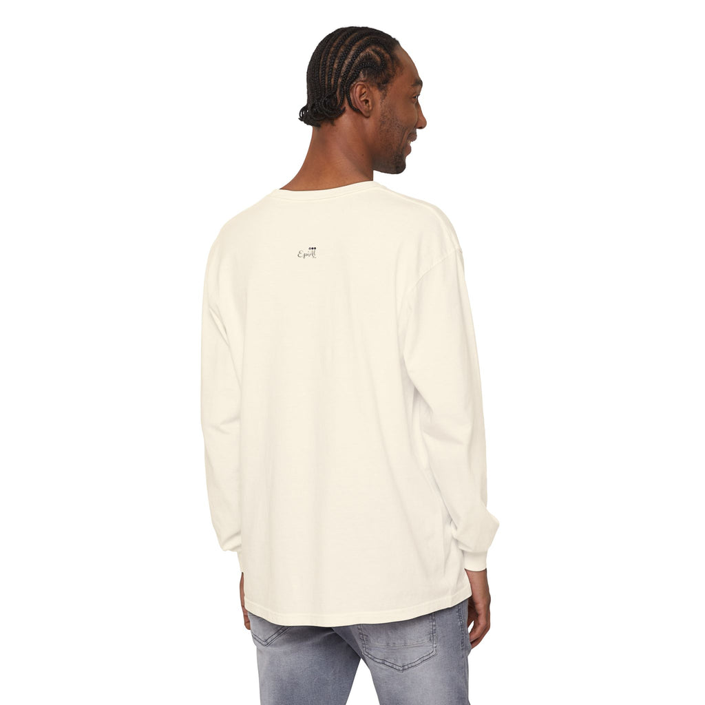 Halloween Cat Long Sleeve Tee, Unisex Spooky Shirt