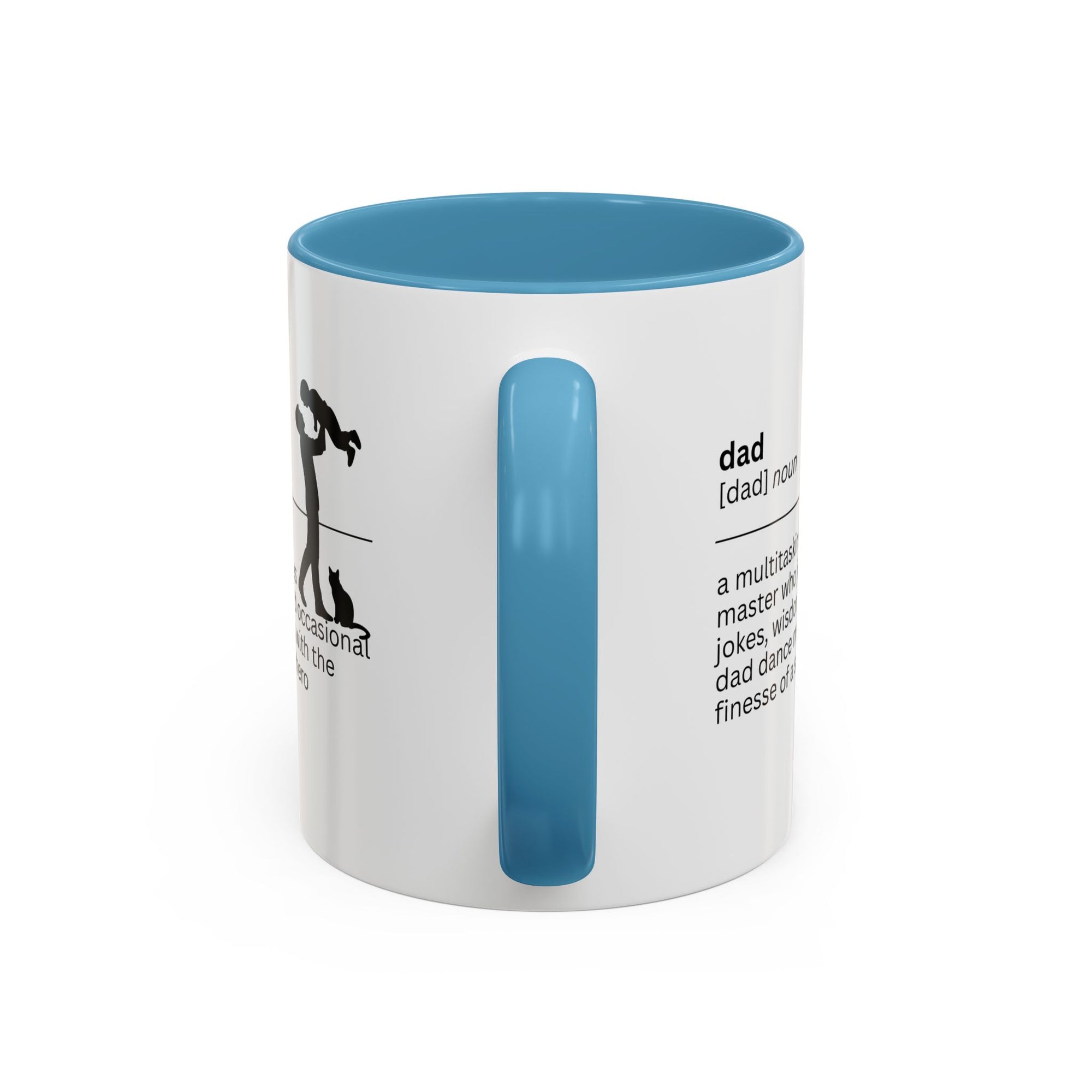 Dad Multitasking Accent Coffee Mug - Perfect Gift for Dads