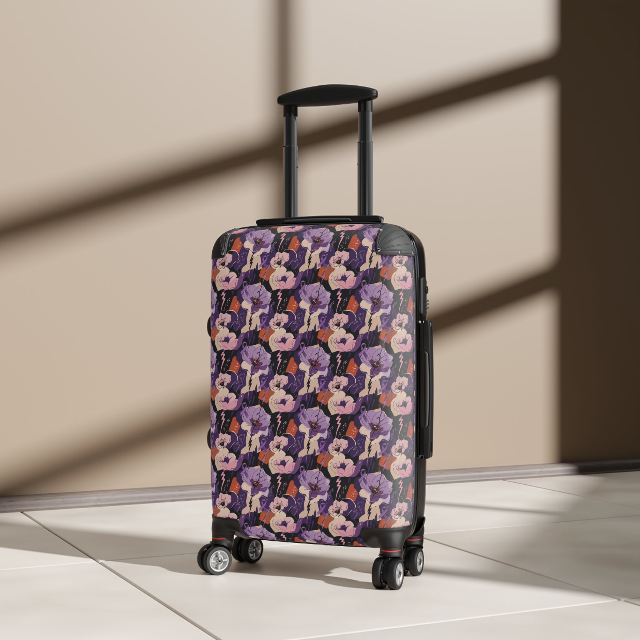 Electric Bloom Epilepsy Awareness Hard-Shell Suitcase