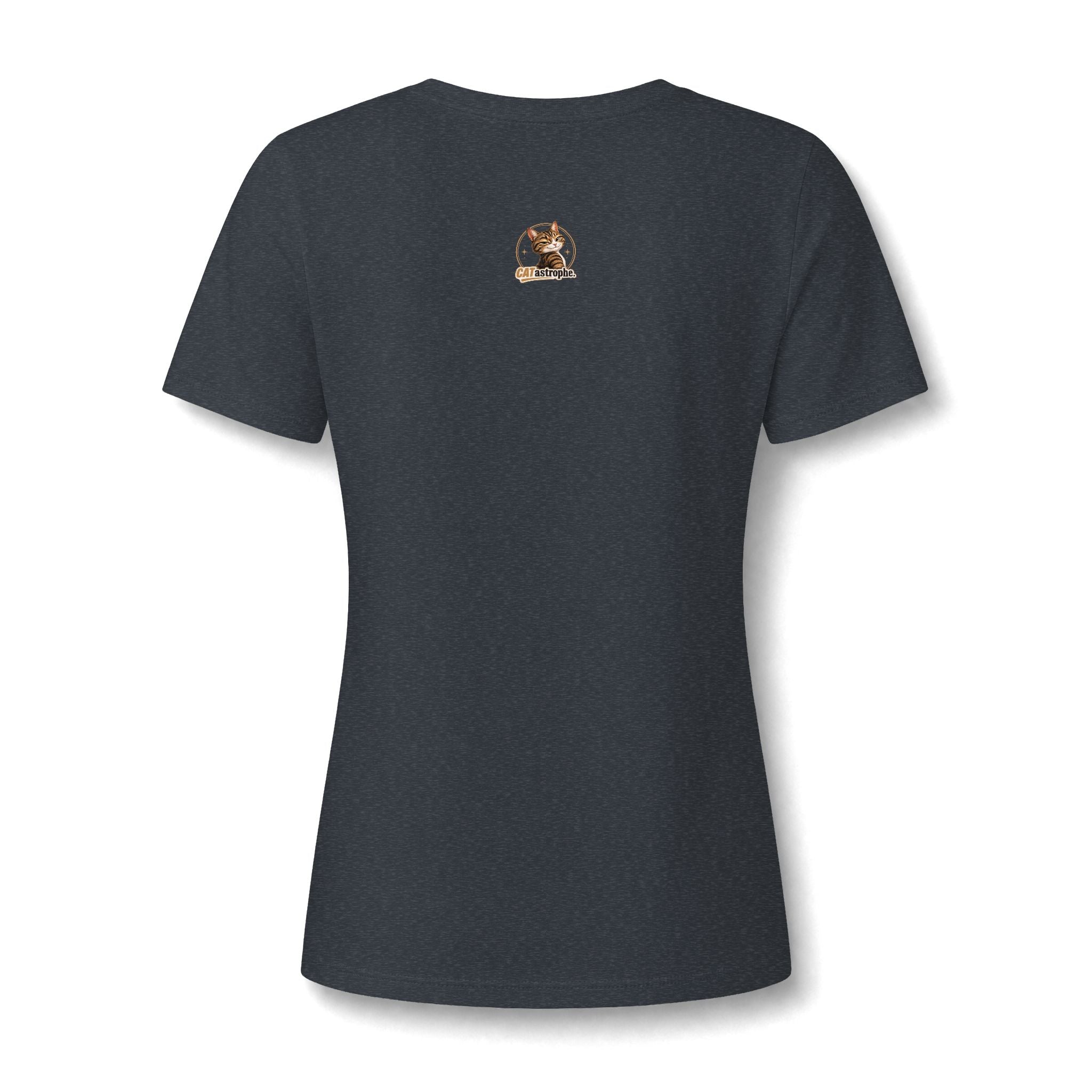 CATastrophe Women’s Relaxed V-Neck T-Shirt