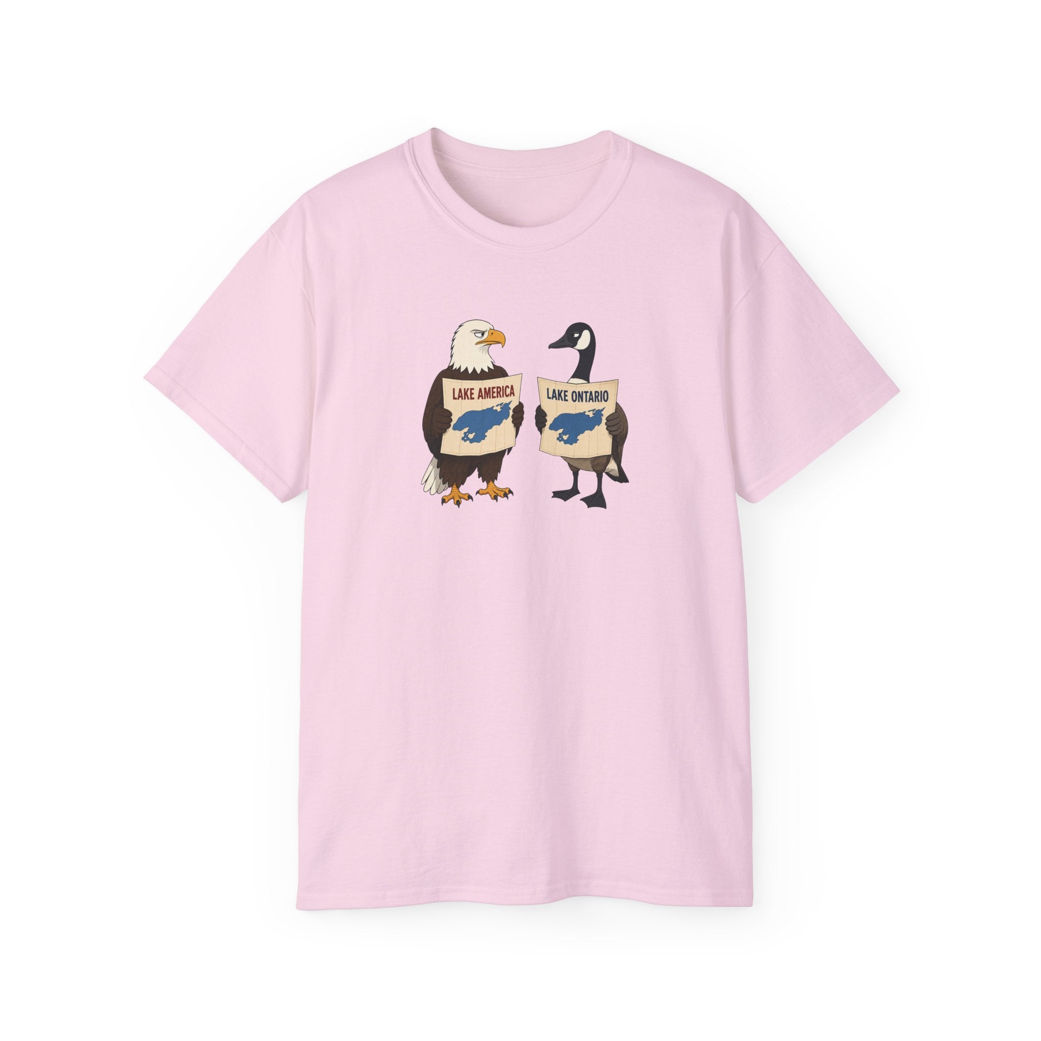 Lake America vs. Lake Ontario Eagle and Goose T-Shirt