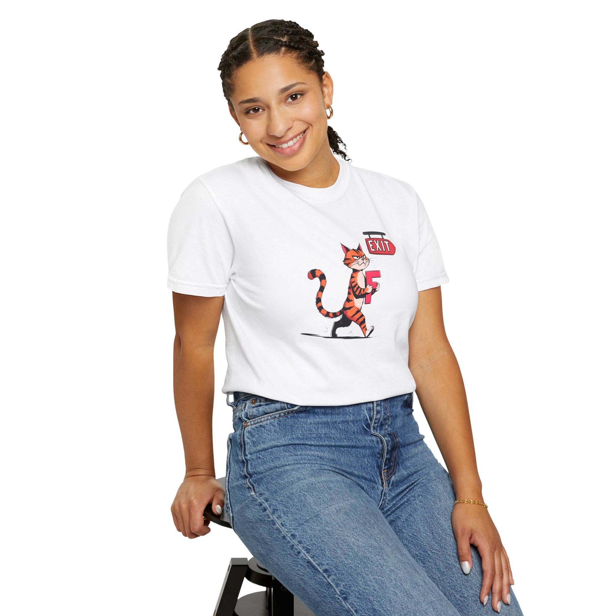 Getting the F Outta Here Unisex Garment-Dyed T-shirt