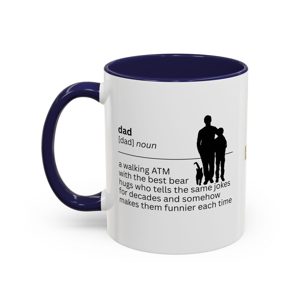 Dad ATM Accent Coffee Mug - Perfect Gift for Dads