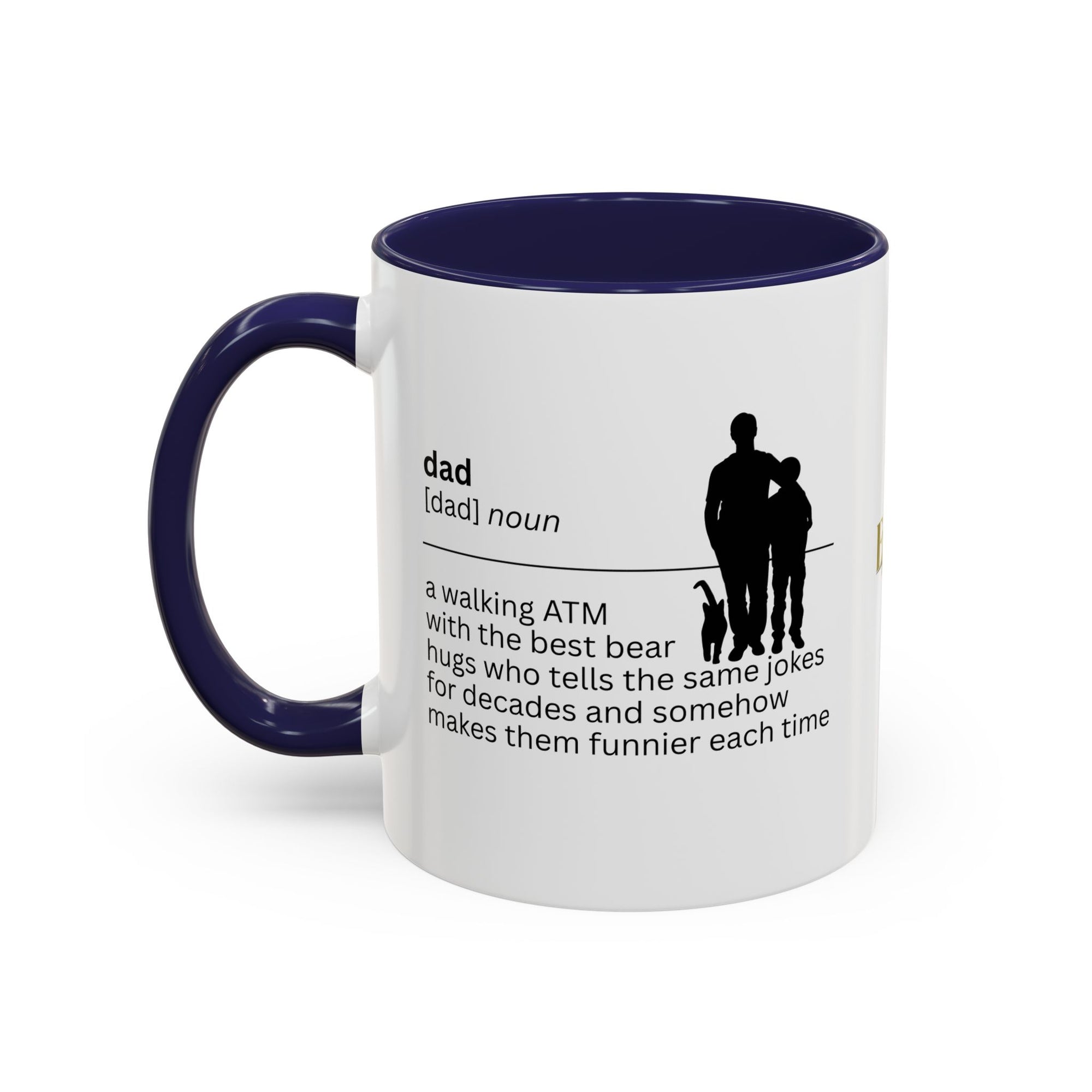 Dad ATM Accent Coffee Mug - Perfect Gift for Dads