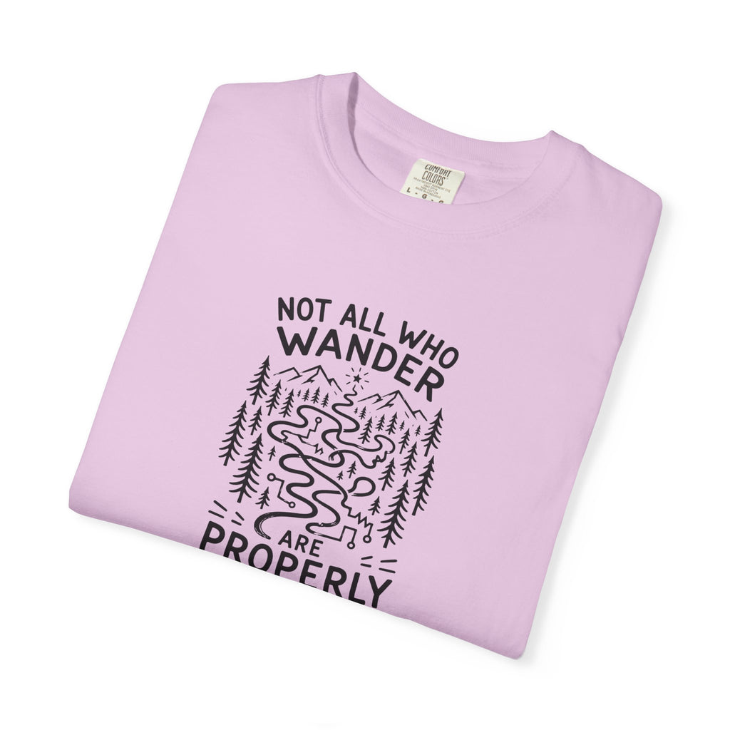 Not All Who Wander Are Properly Wired Epilepsy Awareness T-Shirt