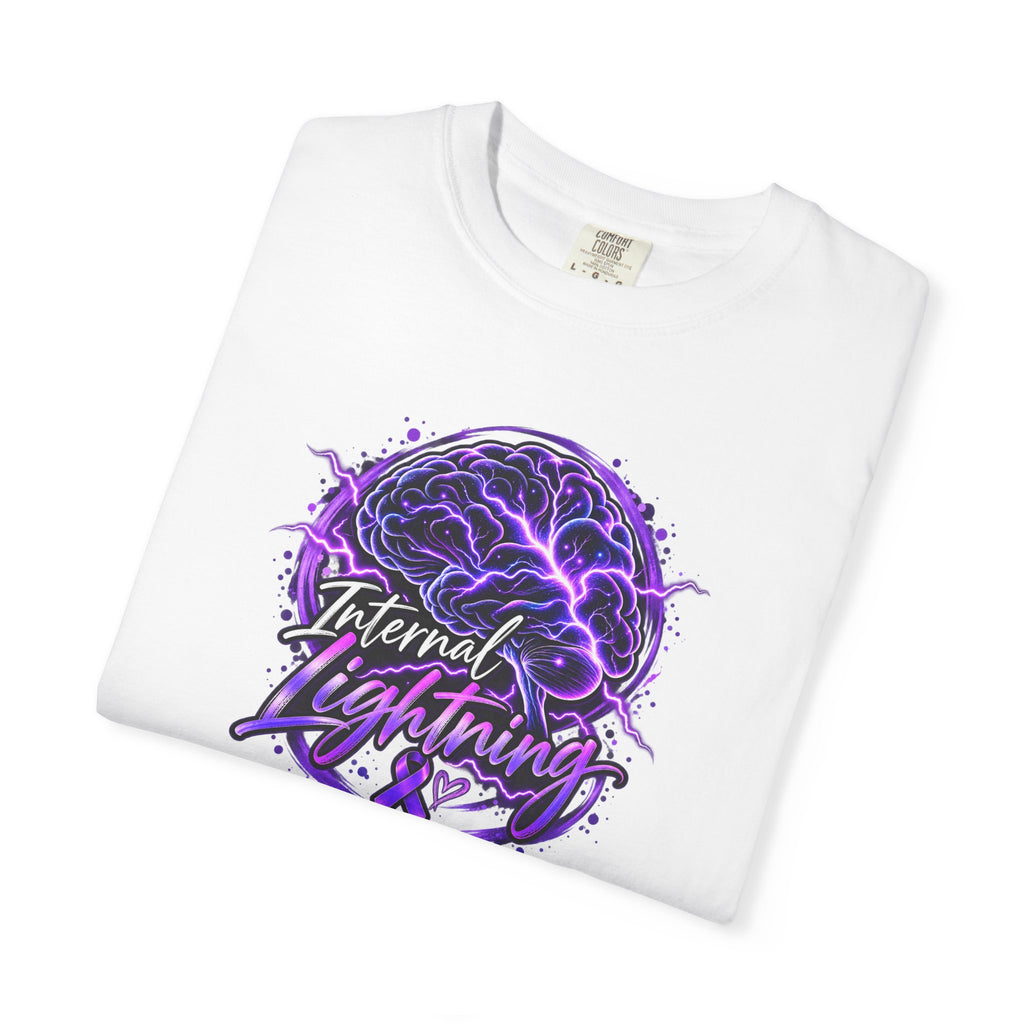 Internal Lightning Epilepsy Awareness Garment-Dyed T-Shirt