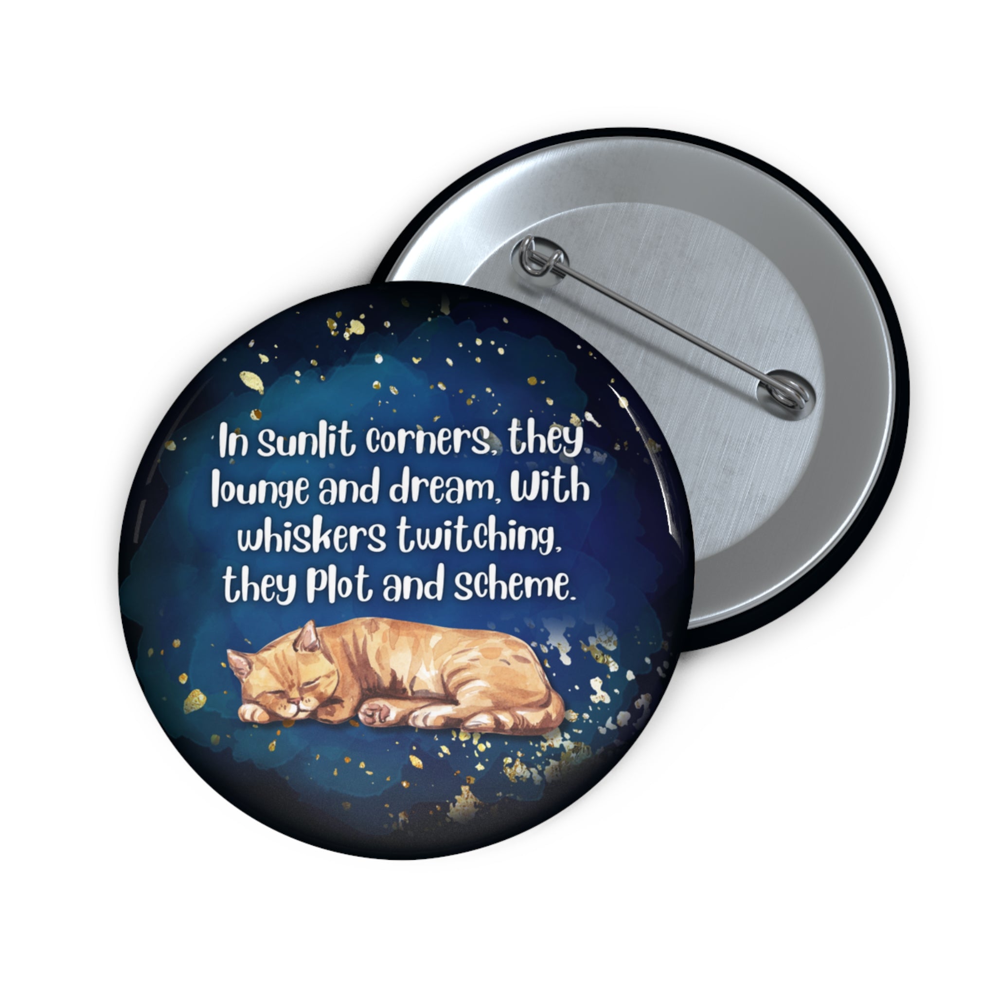 Photo depicting the ​Sunlit Corners Pin Buttons from EpiAl's Shop.