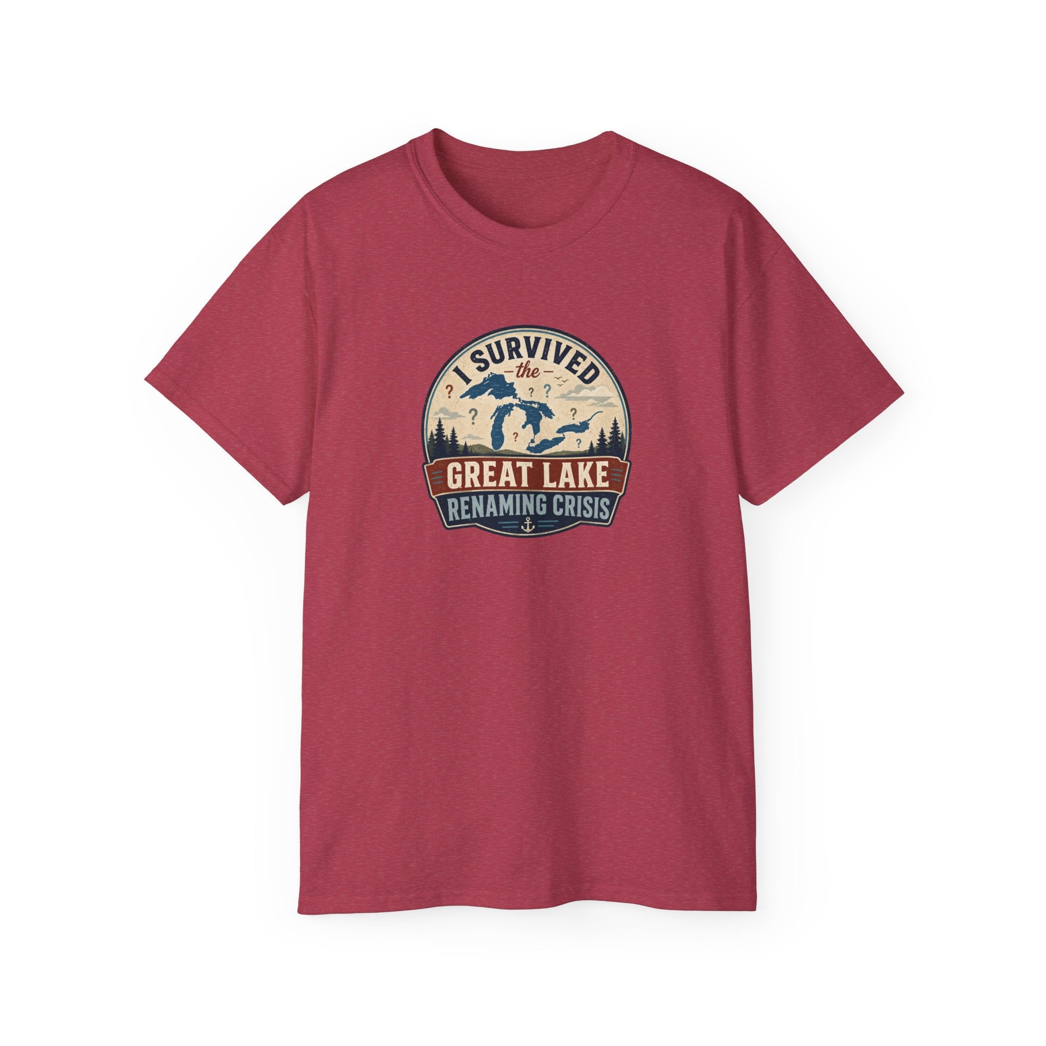 I Survived the Great Lake Renaming Crisis T-Shirt | Lake Ontario vs. Lake America Tee