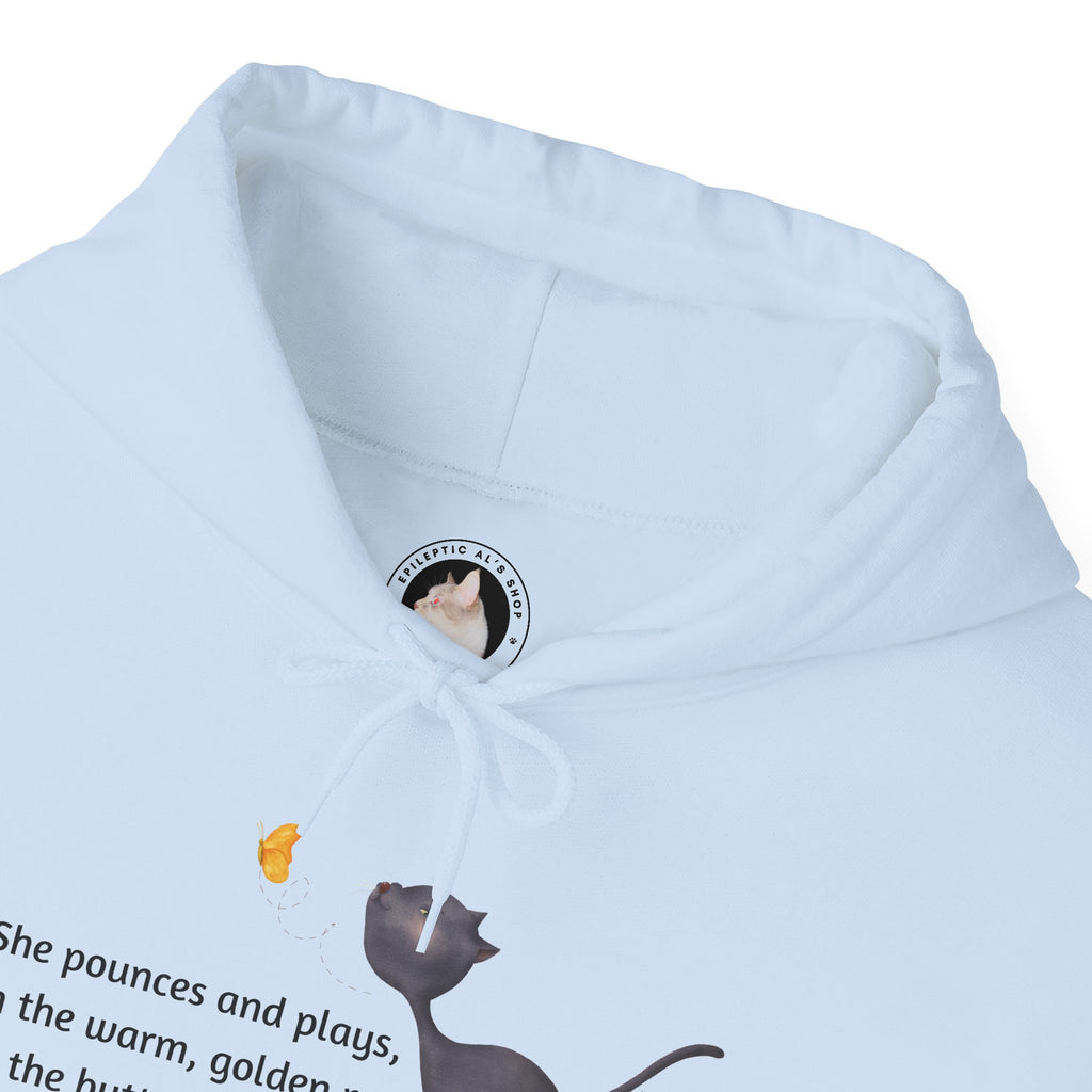 She Pounces & Plays Unisex Heavy Blend™ Hooded Sweatshirt