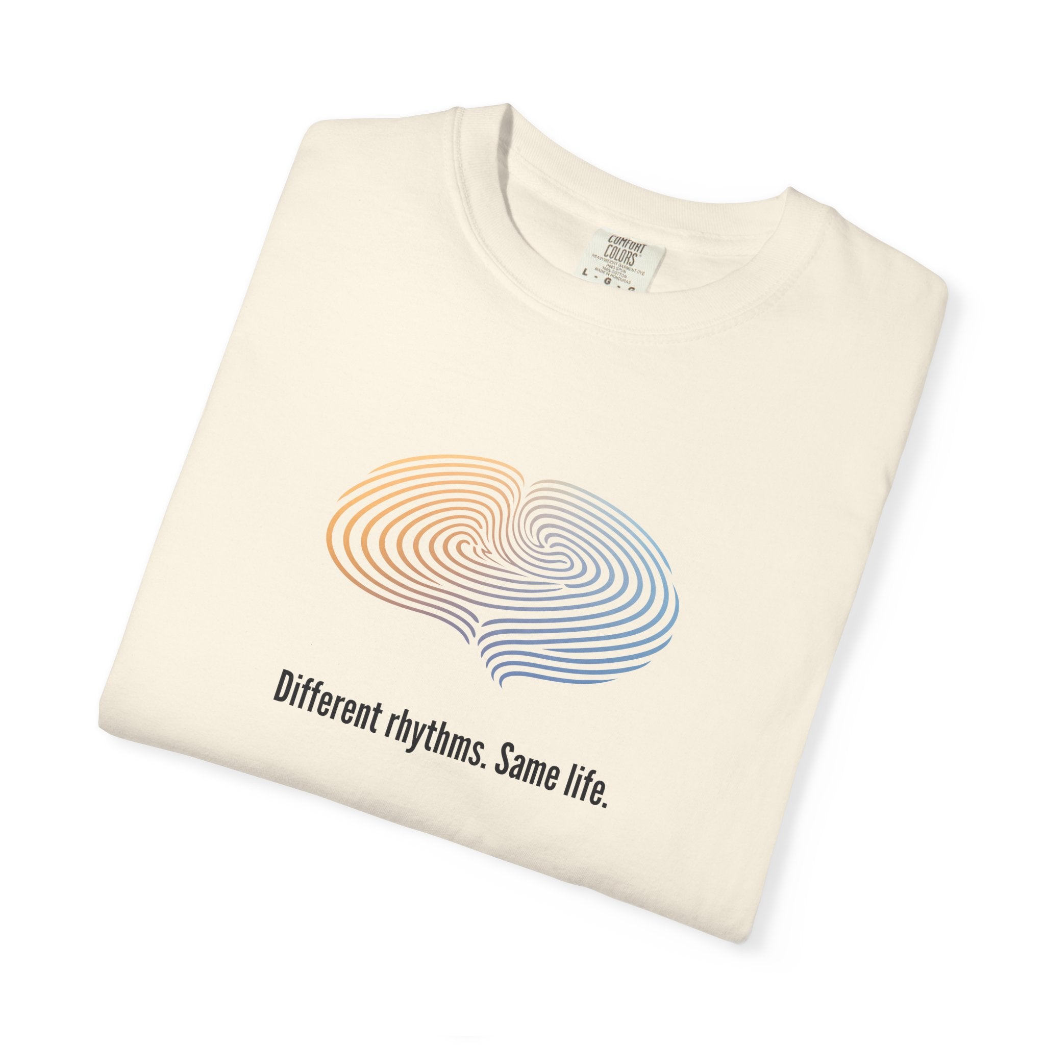 Different Rhythms. Same Life. — Epilepsy Awareness Unisex T-Shirt