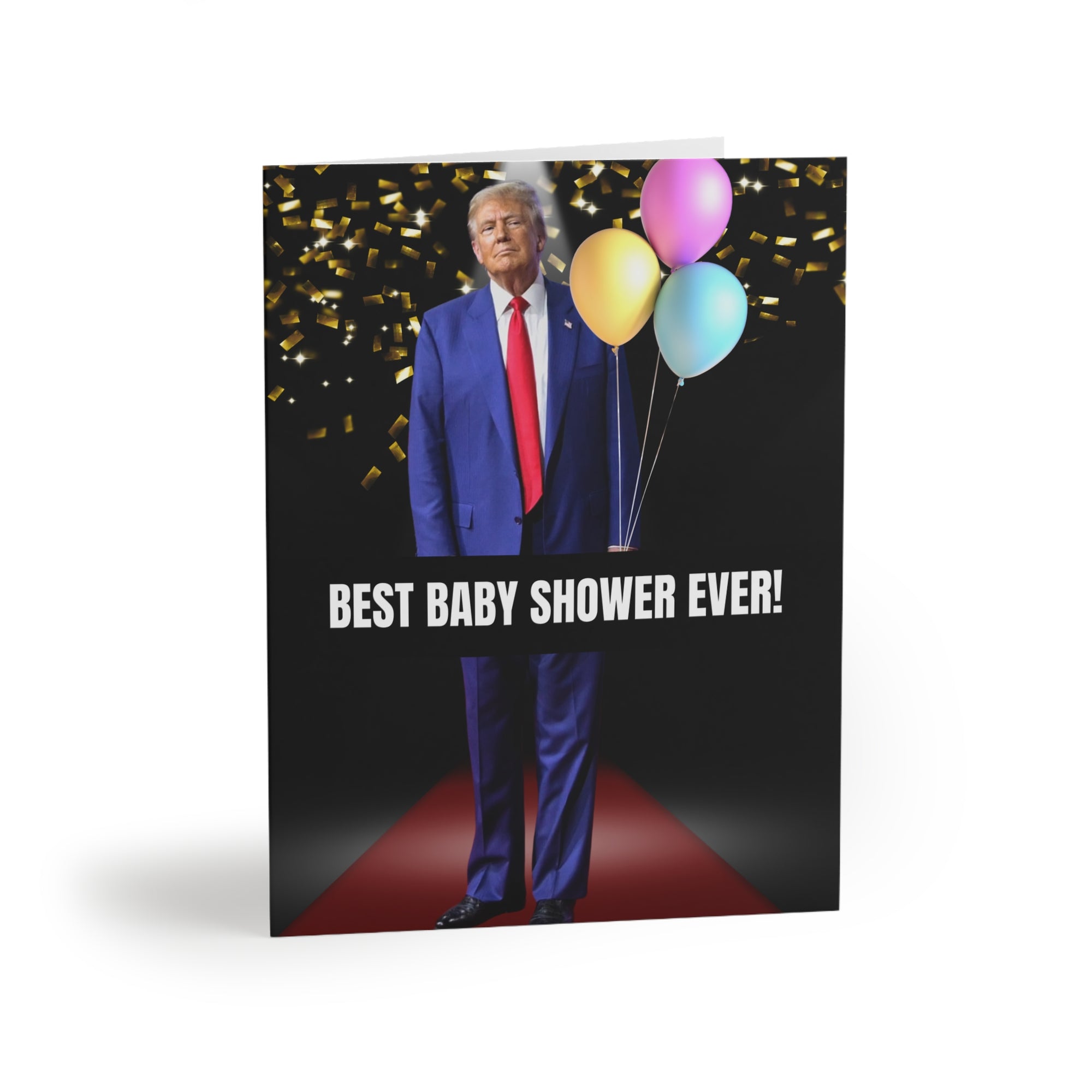Donald Trump Baby Shower Greeting Cards (8, 16, and 24 pcs)