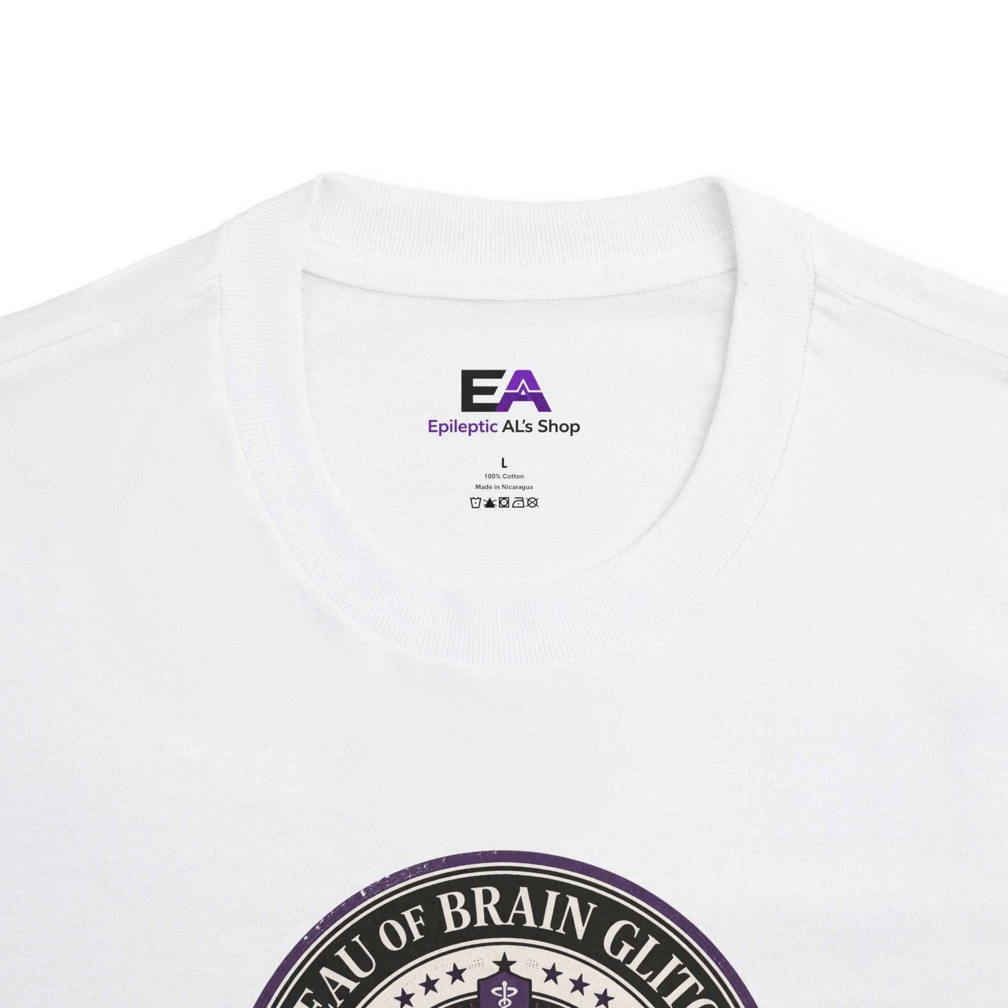 Bureau of Brain Glitches Tee – Power Surges Likely – Epilepsy Awareness Shirt