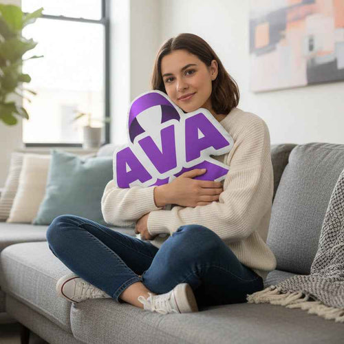 AVA Shaped Pillow – Awareness • Visibility • Advocacy
