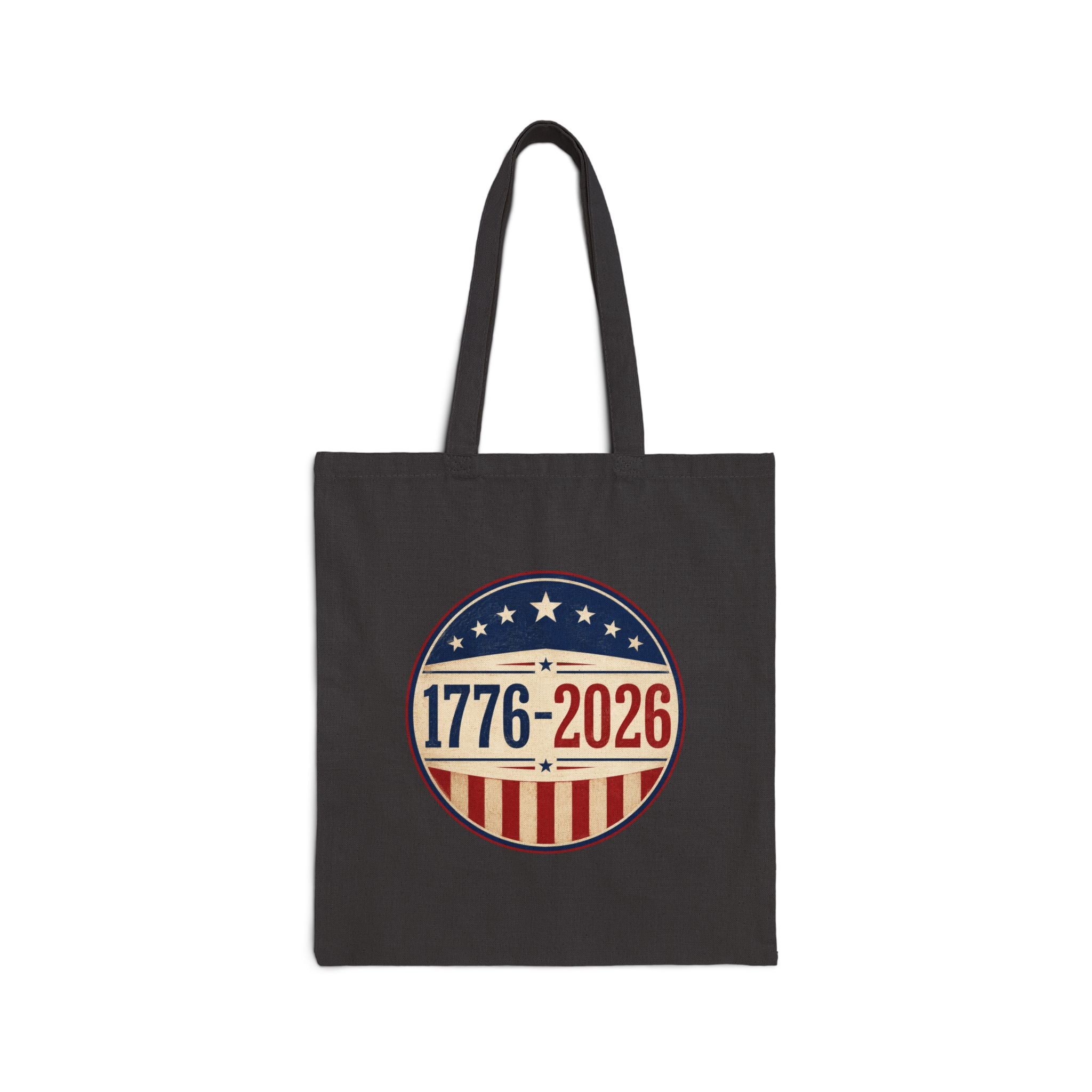1776–2026 America Anniversary Canvas Tote Bag | Patriotic USA Carryall