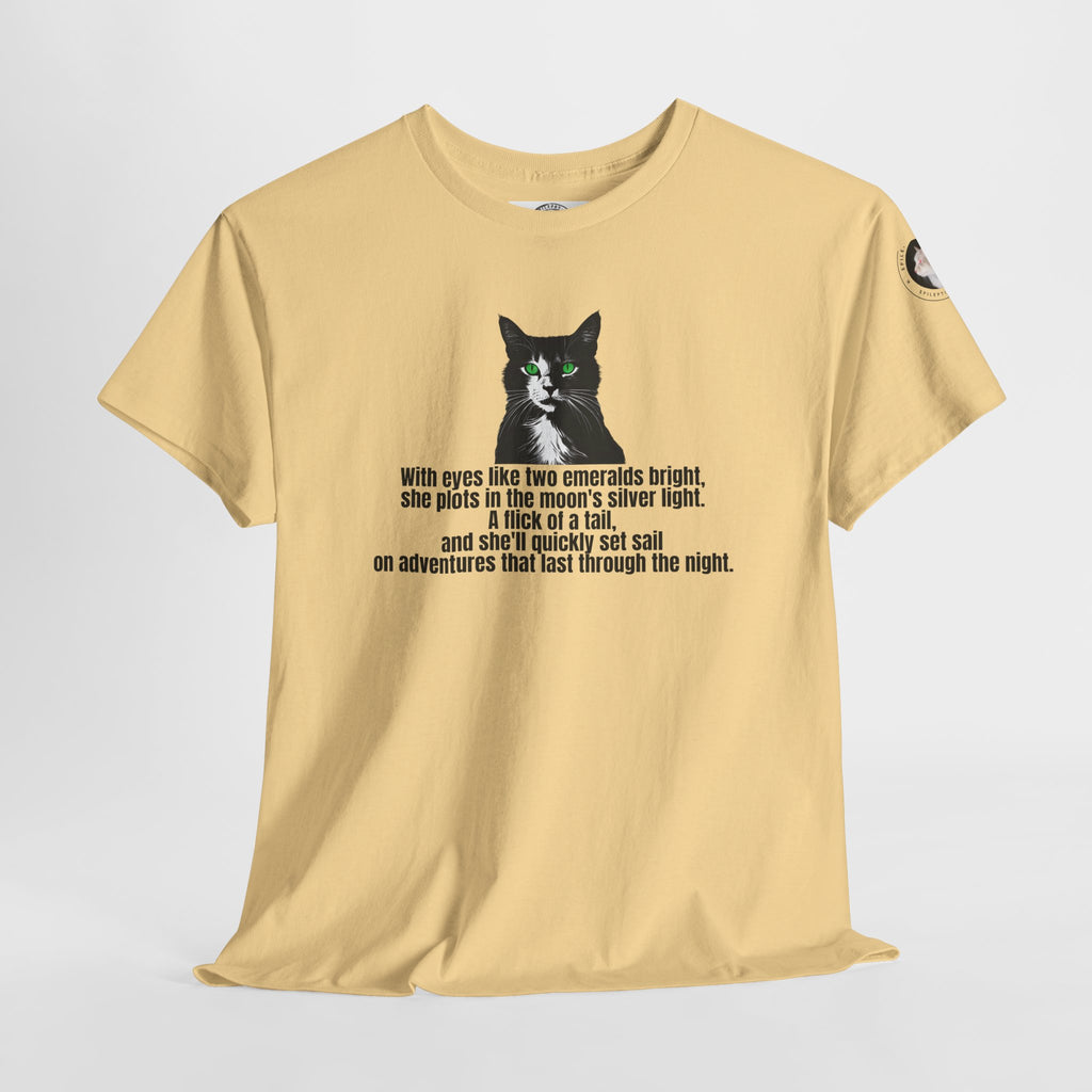 Emerald Eyed Mischief Unisex Heavy Cotton Tee