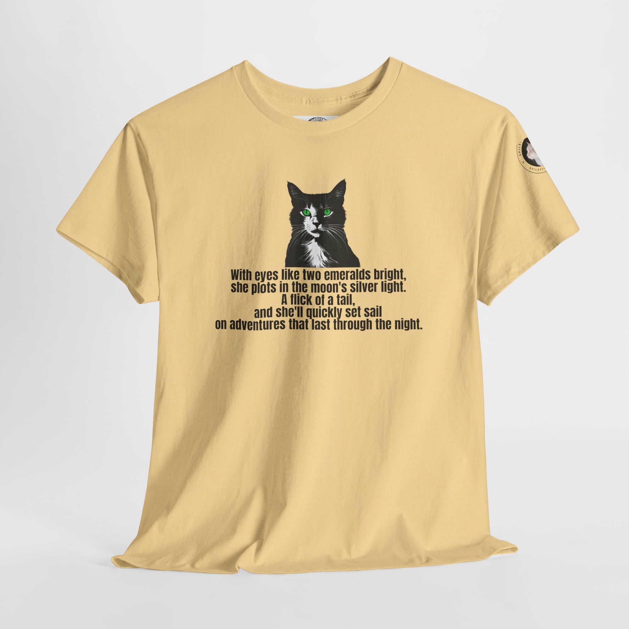 Emerald Eyed Mischief Unisex Heavy Cotton Tee