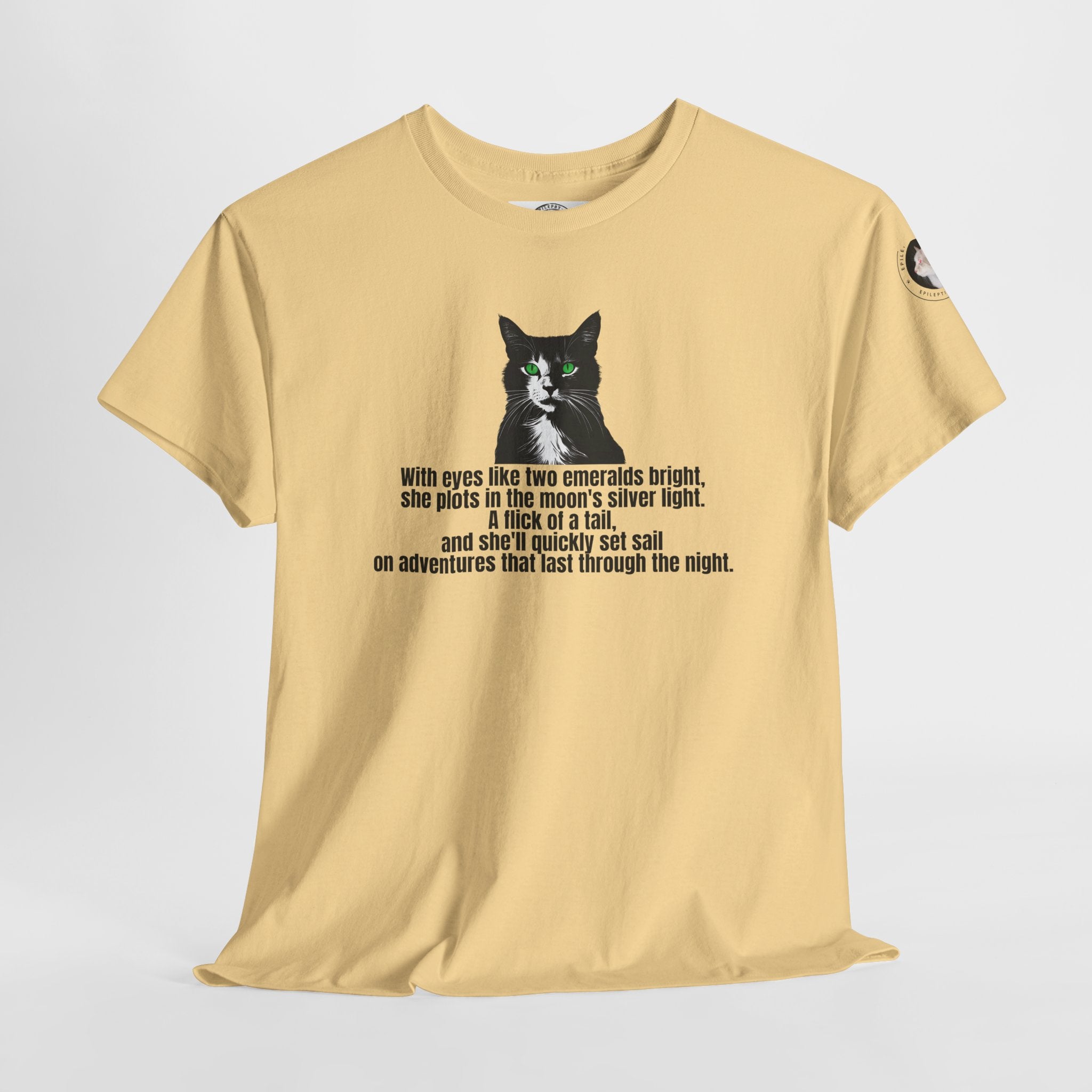 Emerald Eyed Mischief Unisex Heavy Cotton Tee
