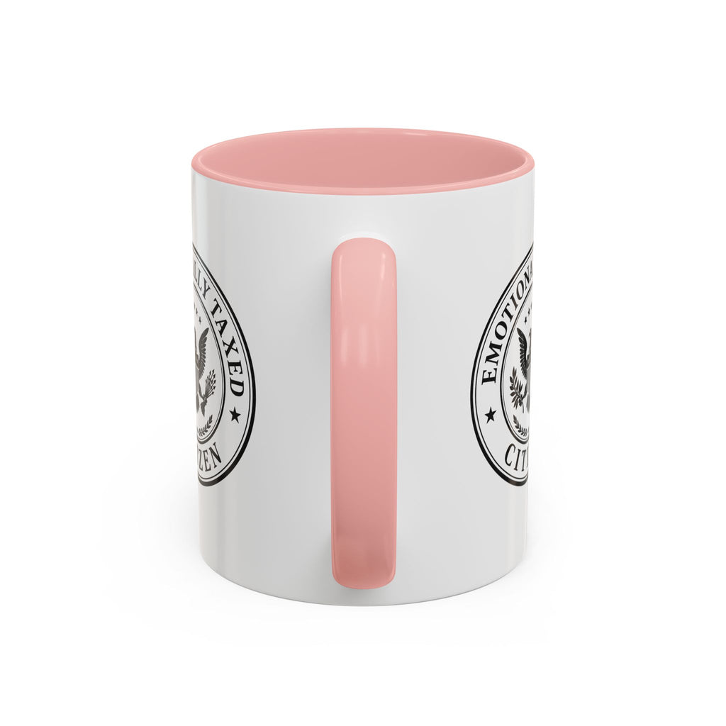 Emotionally Taxed Citizen Accent Mug | Existential Office Mug