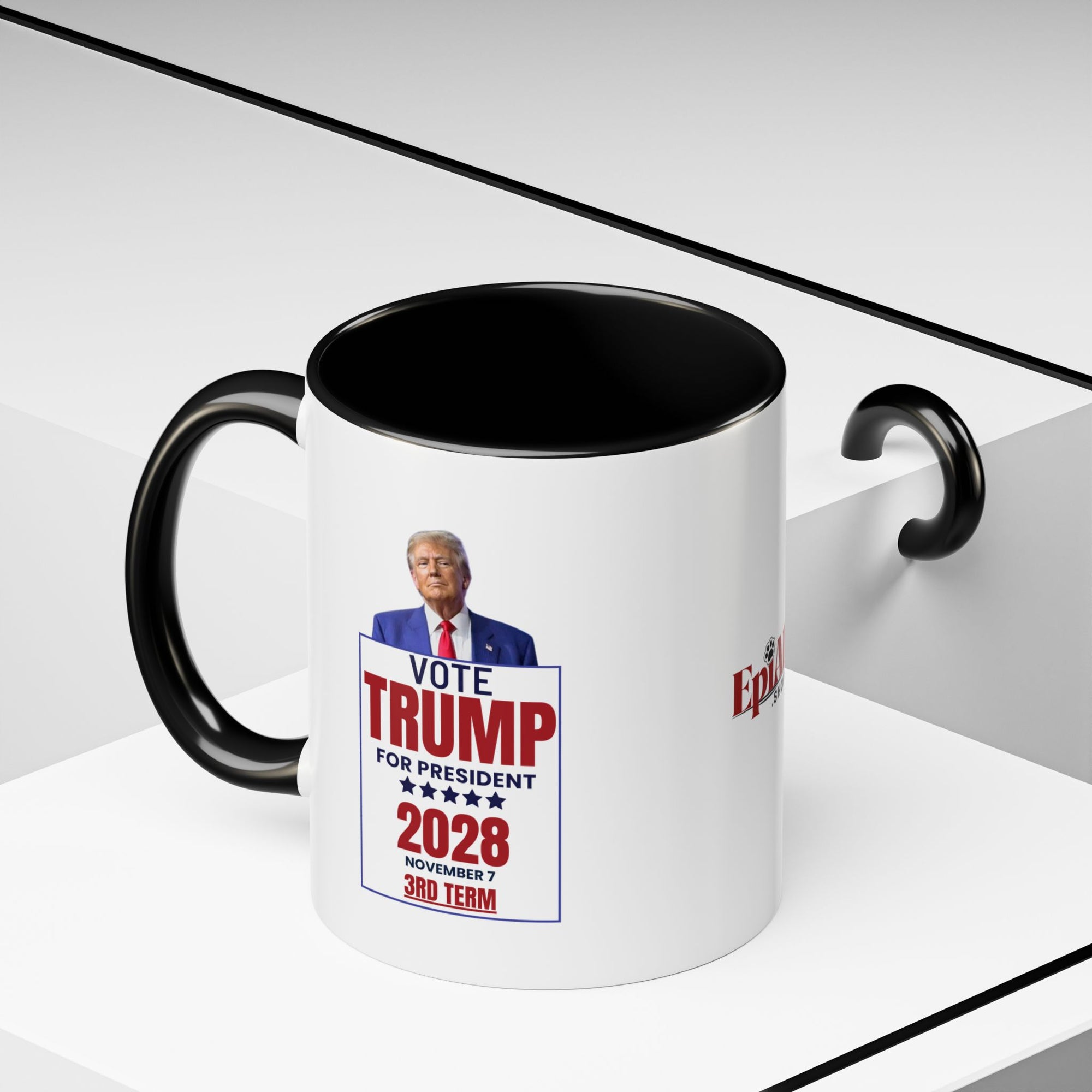 Vote Trump for President Coffee Mug – 11oz & 15oz Accent Mug for Political Enthusiasts
