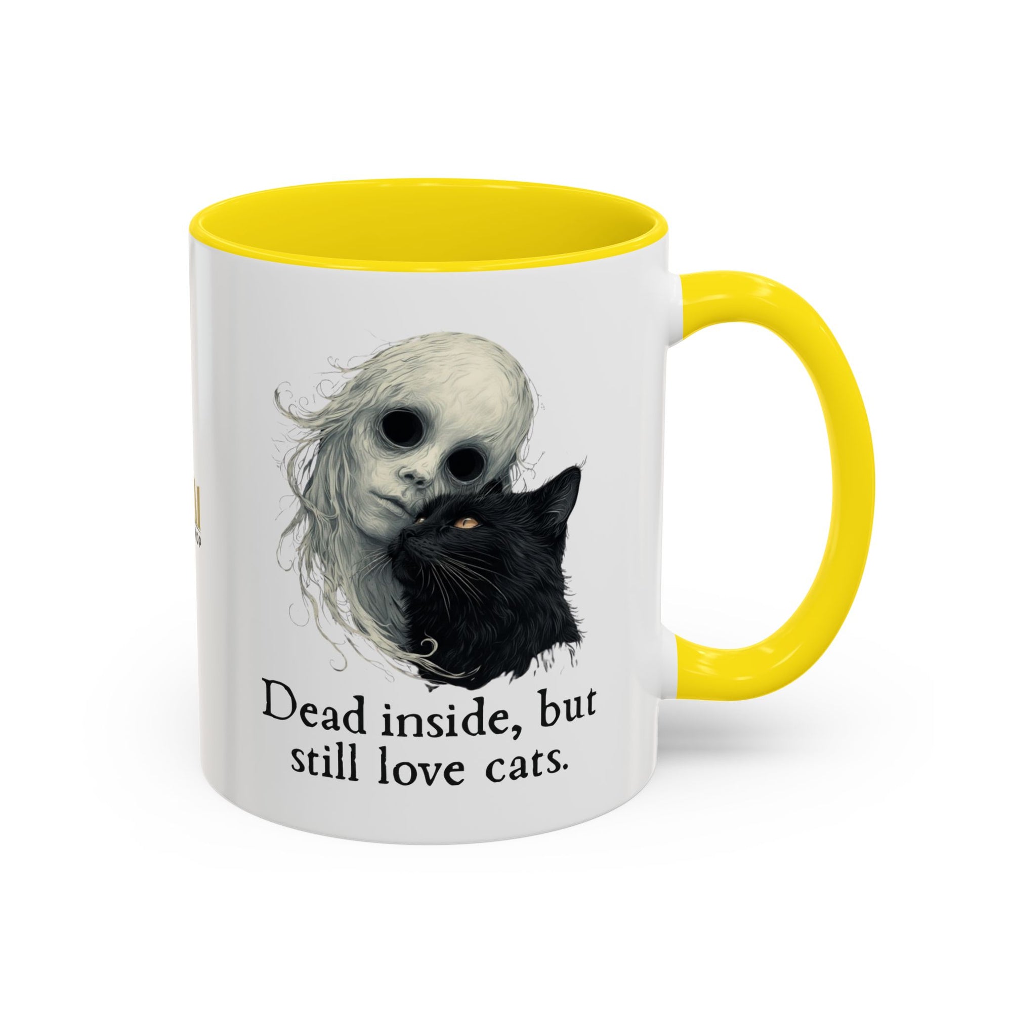 Spooky Dead Inside Cat Lover Coffee Mug