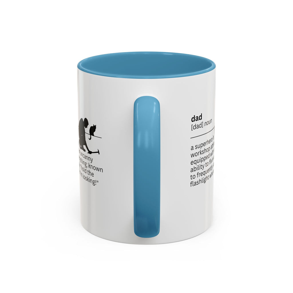 Dad Flashlight Accent Coffee Mug - Perfect Gift for Dads