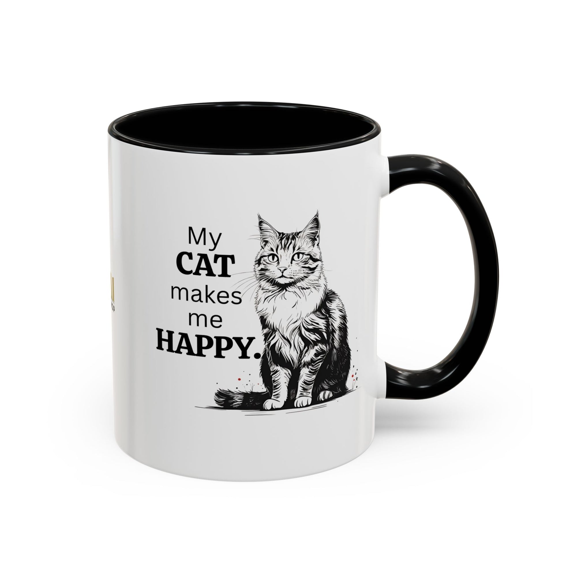 Cat Lover's Accent Coffee Mug: Perfect Gift for Cat Owners
