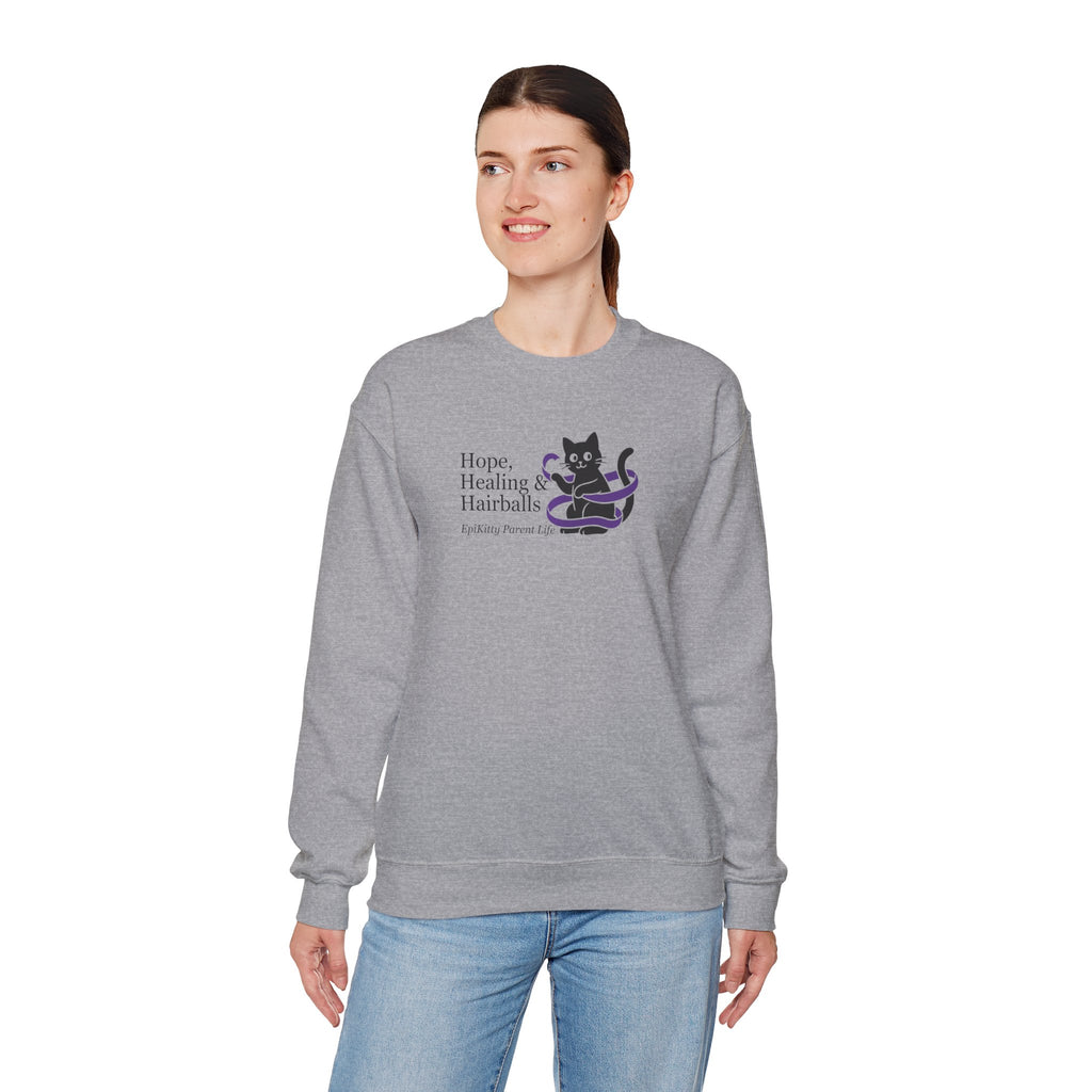 “Hope, Healing & Hairballs” Epikitty Parent Life Sweatshirt