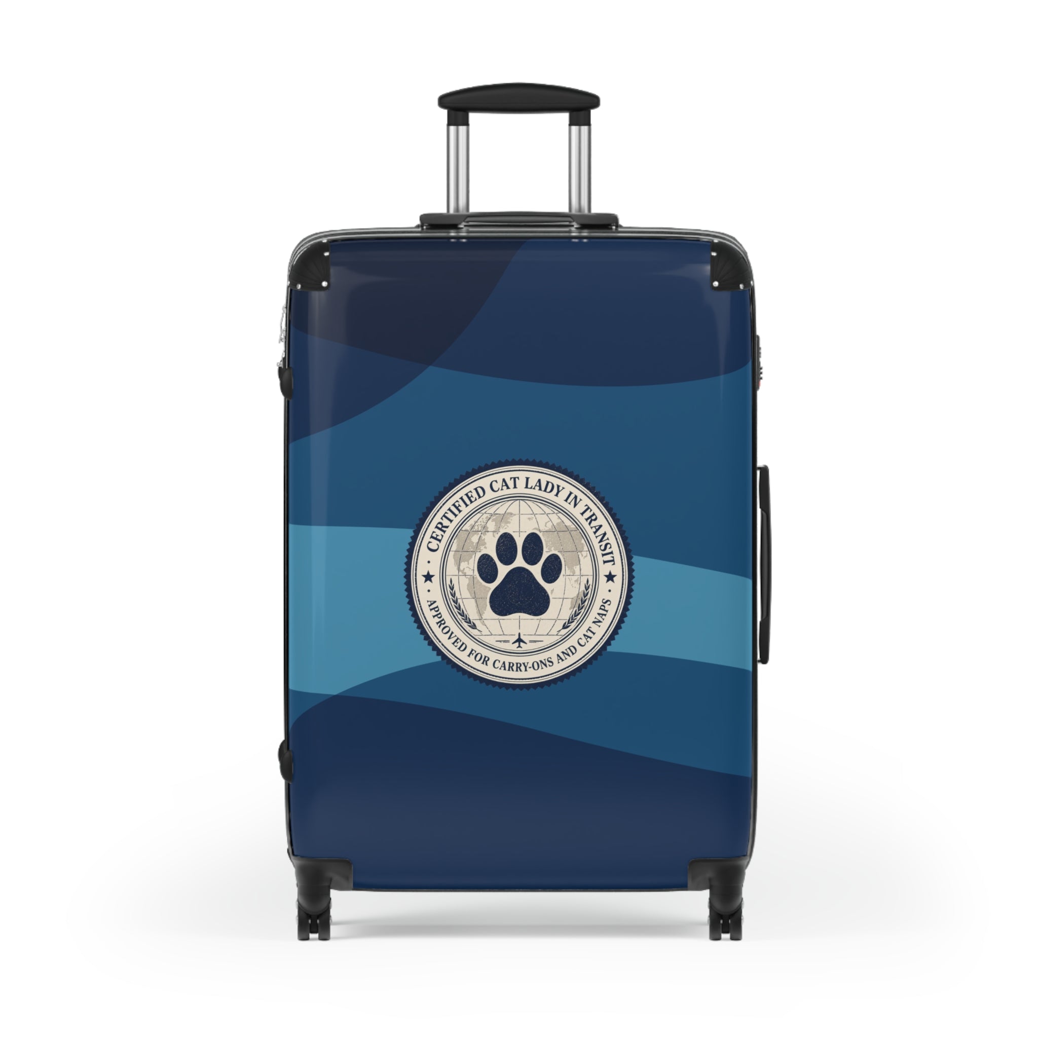 Certified Cat Lady in Transit – Hard-Shell Suitcase