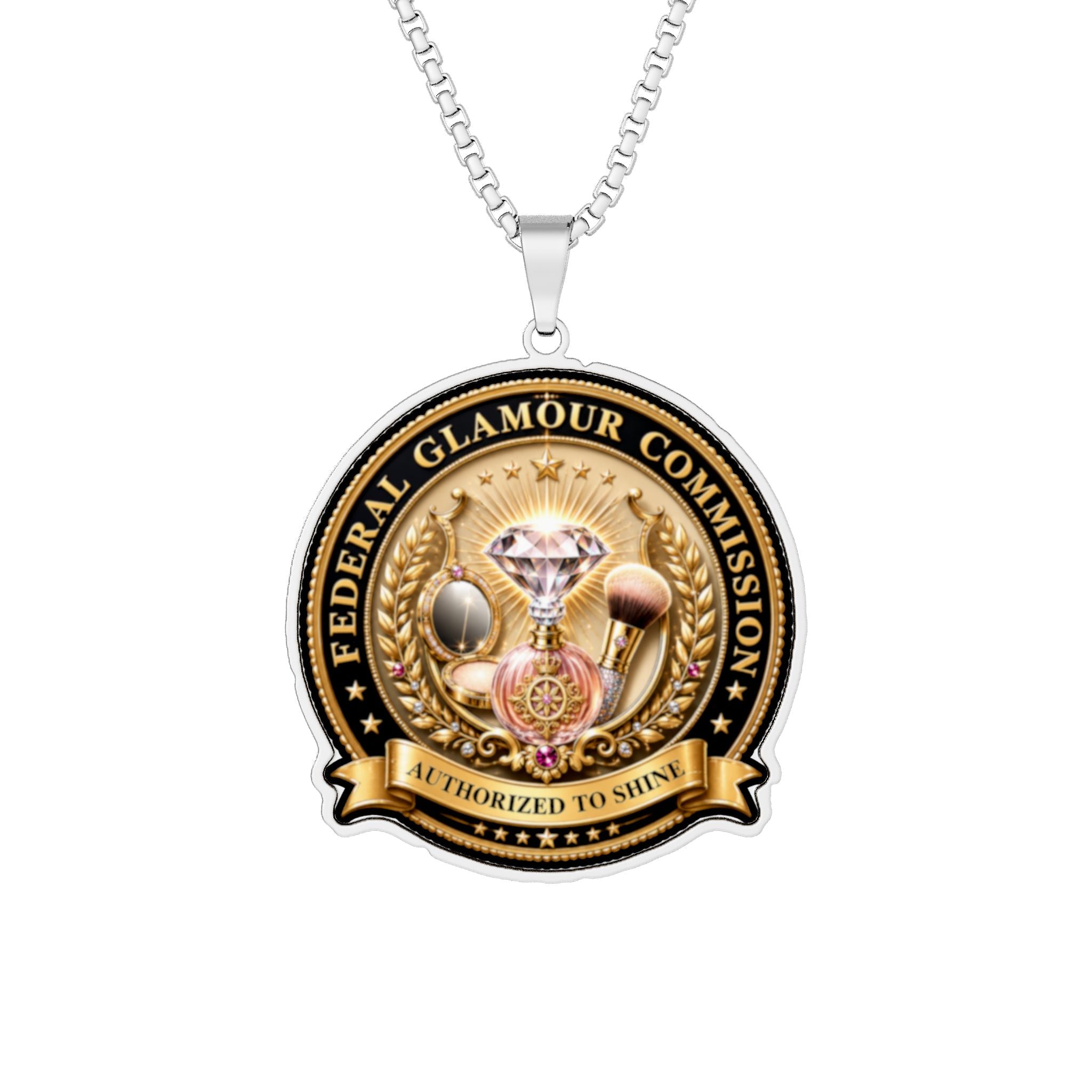 Authorized to Shine Glamour Commission Necklace