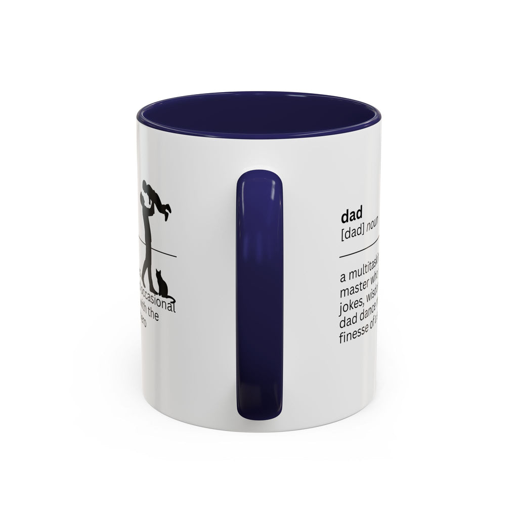 Dad Multitasking Accent Coffee Mug - Perfect Gift for Dads
