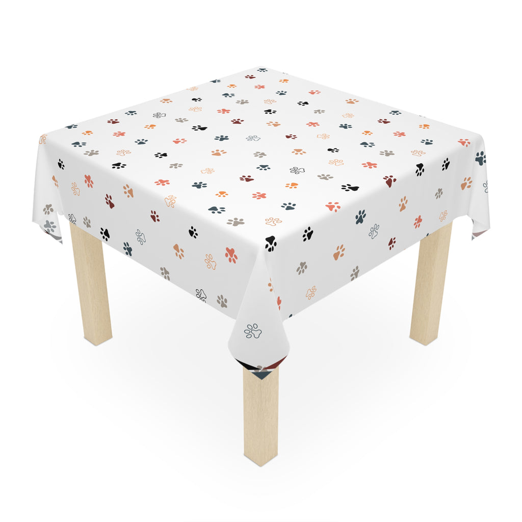 Cat Paw Print Tablecloth