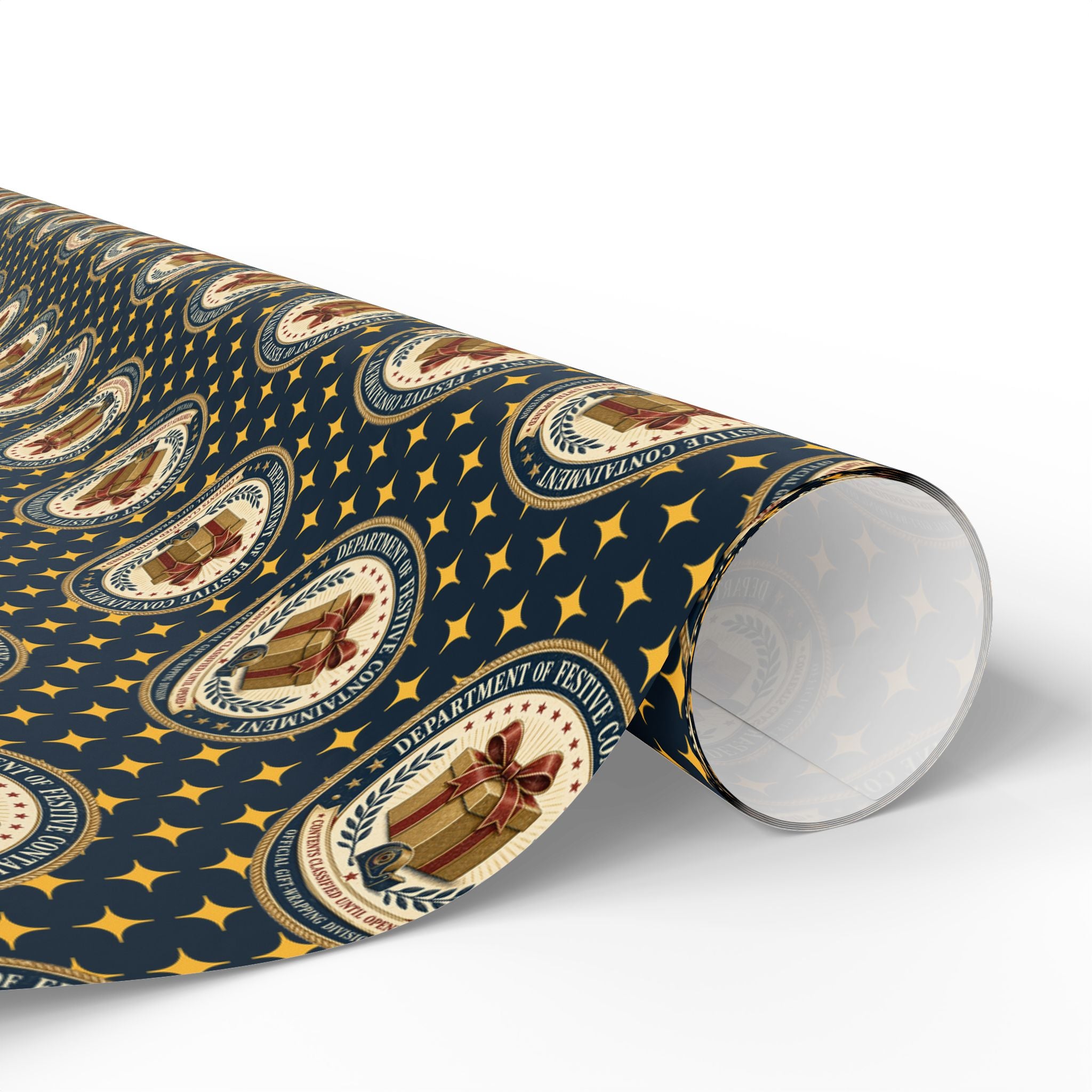 Department of Festive Containment Wrapping Paper Roll