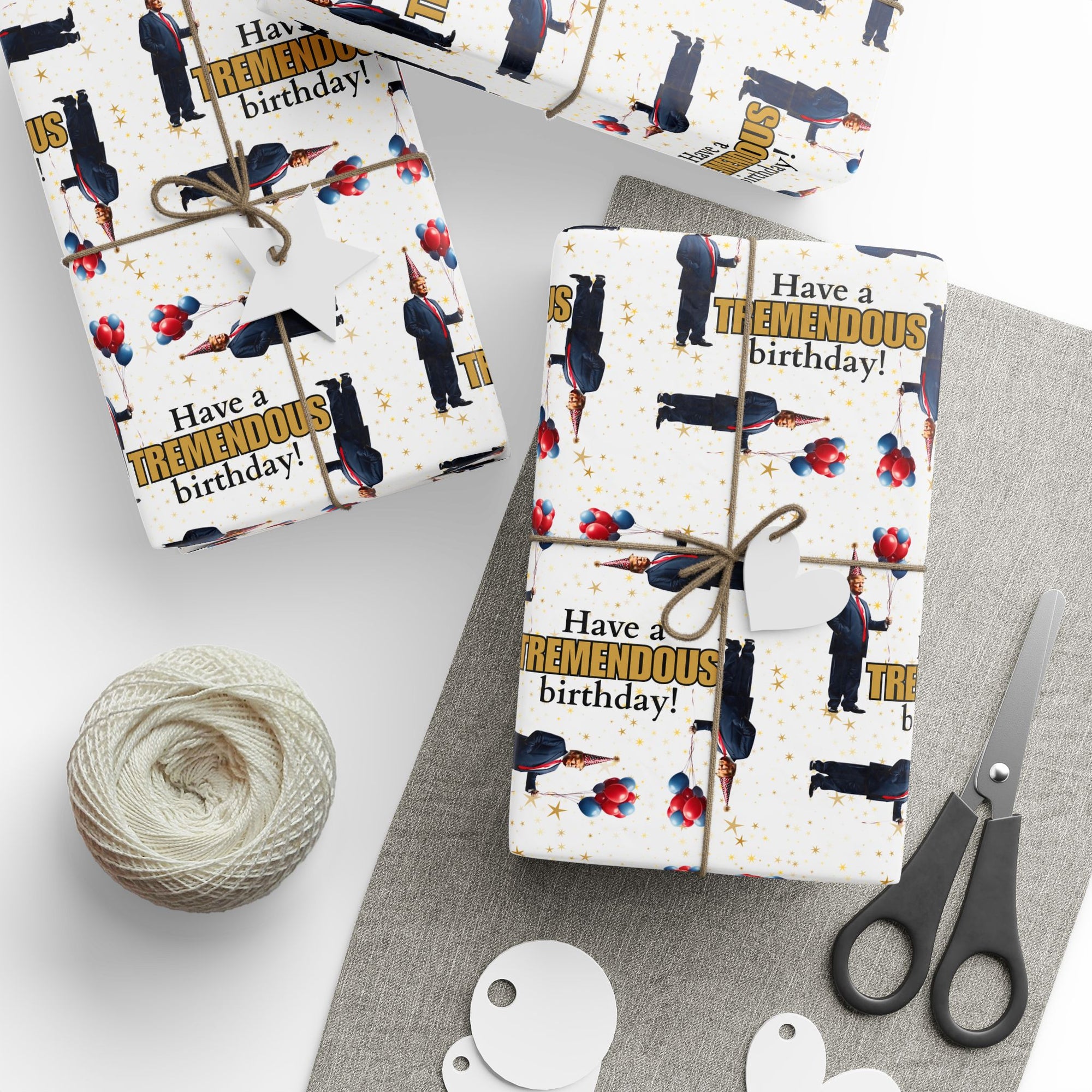 Tremendous Trump Birthday Wrapping Paper