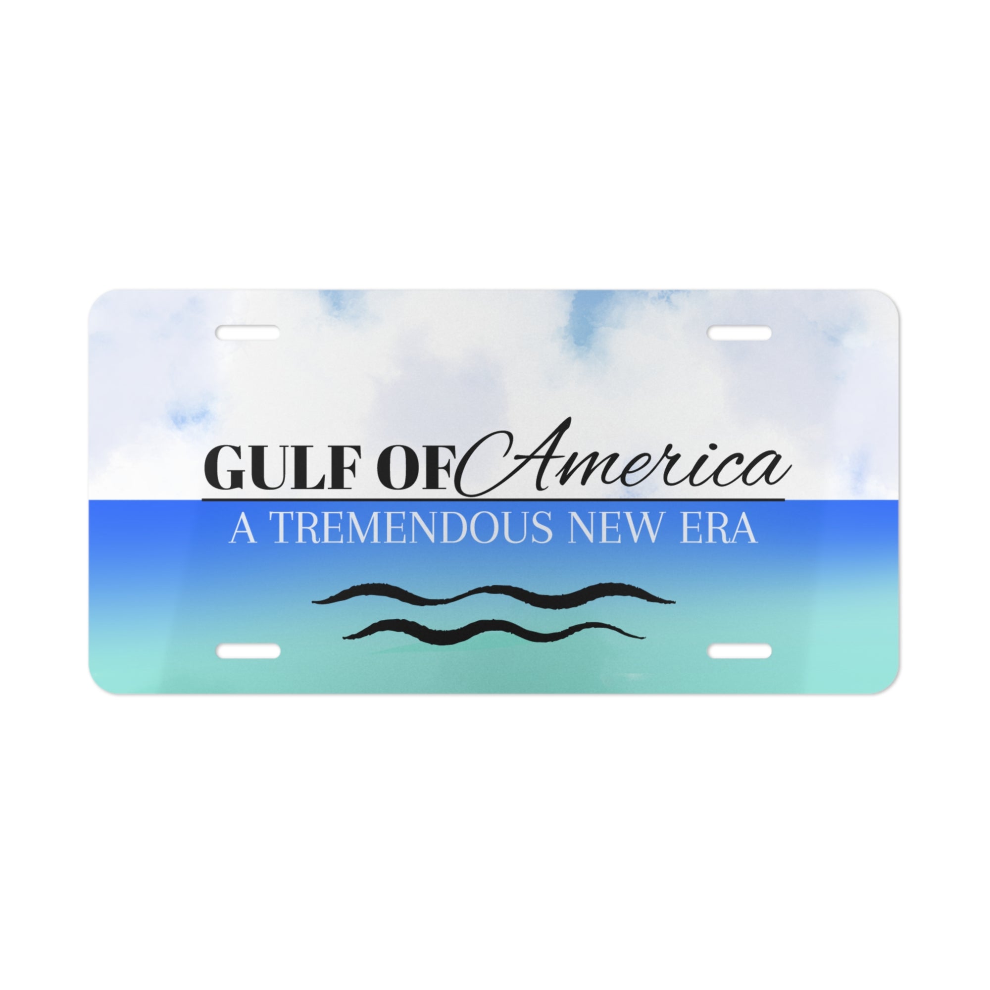American Gulf Tremendous New Age Vanity Plate