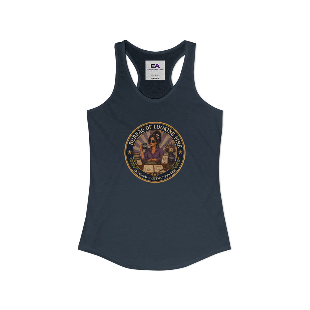 Bureau of Looking Fine Women's Racerback Tank Top – Internal Systems Unknown
