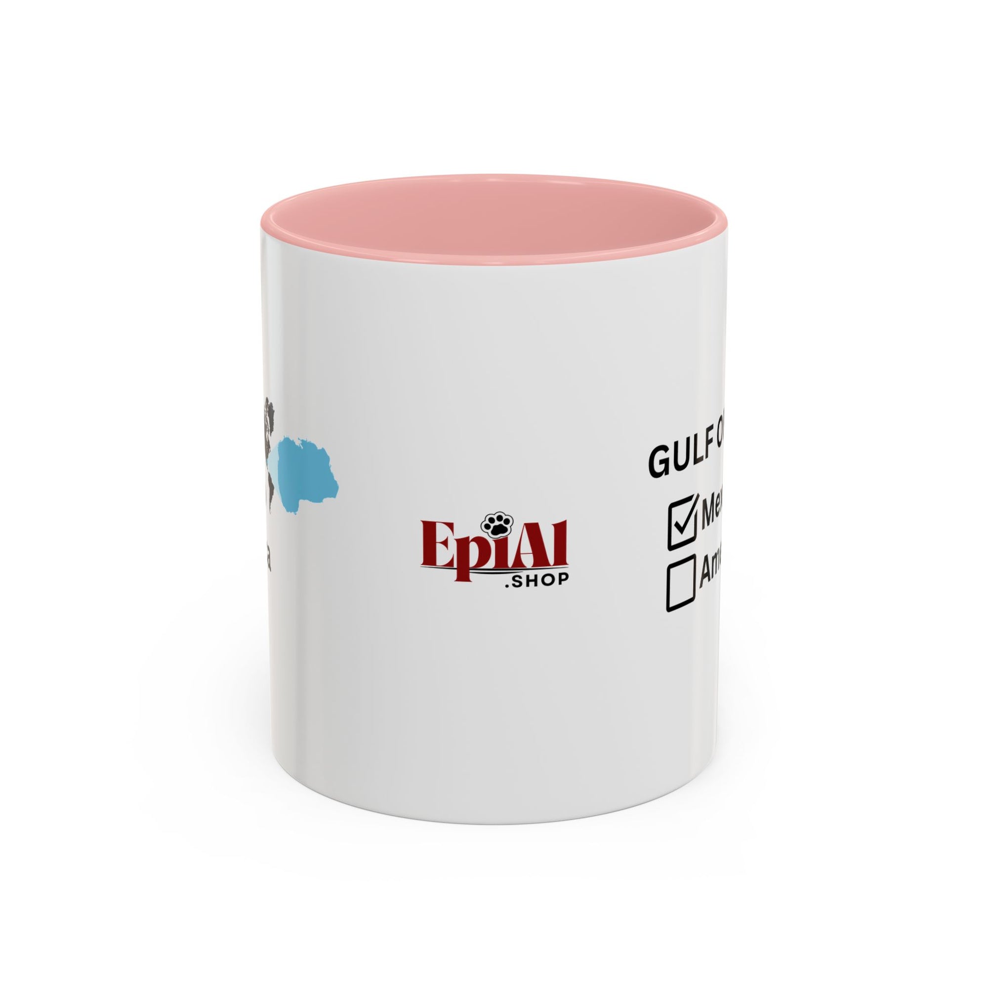 Gulf of Mexico Checkbox Accent Coffee Mug