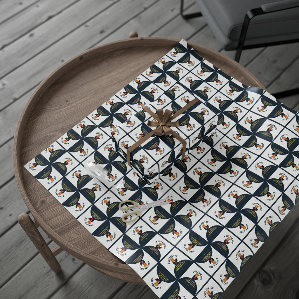 “Not Socks” Wrapping Paper — Political Parody Gift Wrap